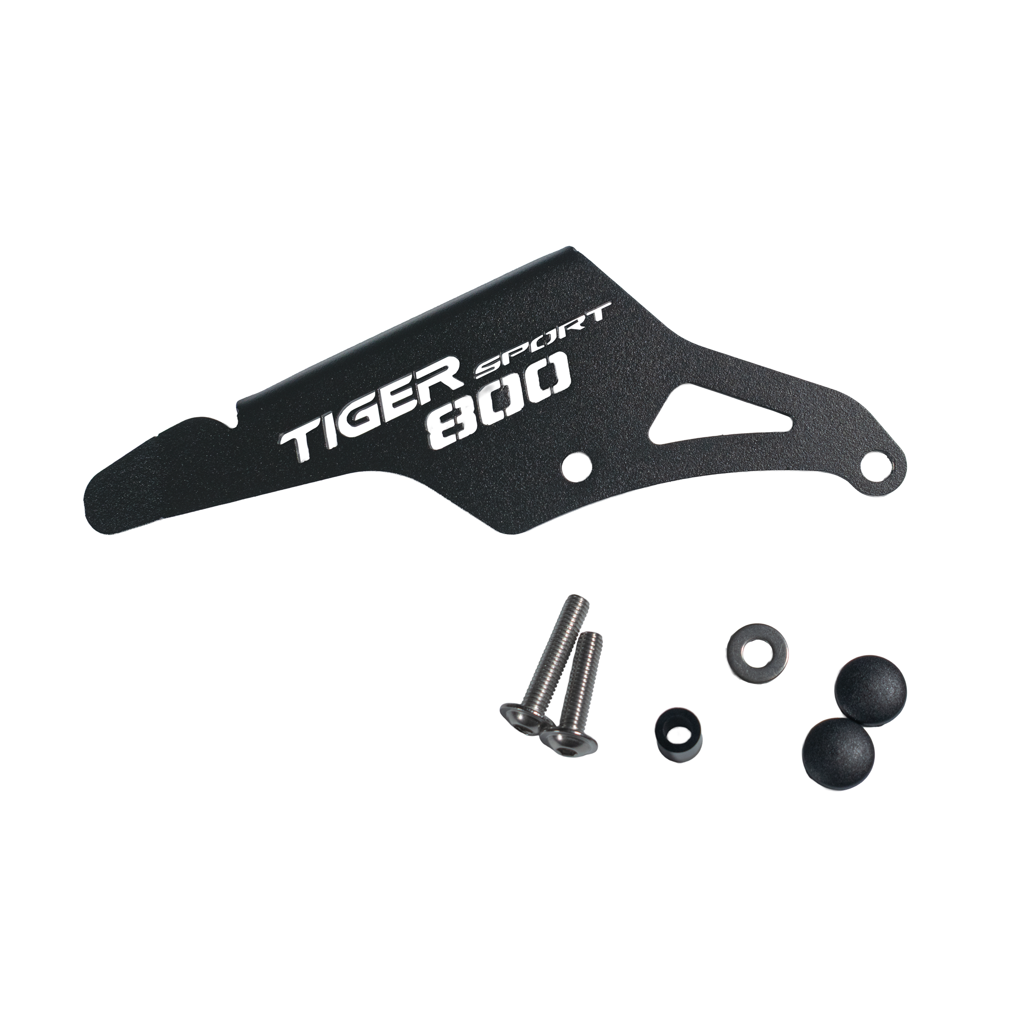 Pyramid Engine Ornament | Matte Black | Triumph Tiger Sport 800 2025>Current - Pyramid Motorcycle Accessories