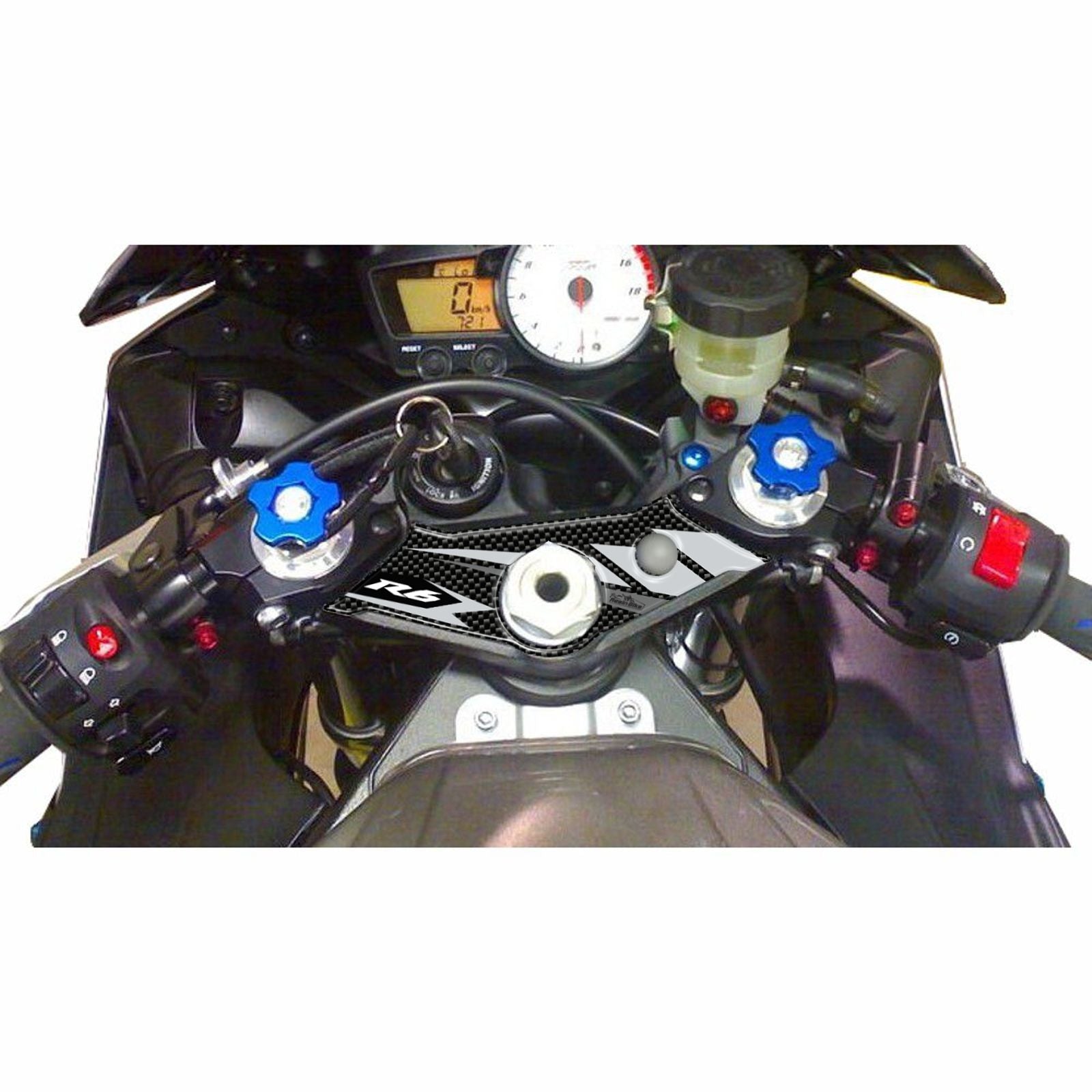 Resin Bike 3D Motorcycle Stickers - Top Yoke | Yamaha YZF-R6 2003>2004 - Pyramid Motorcycle Accessories