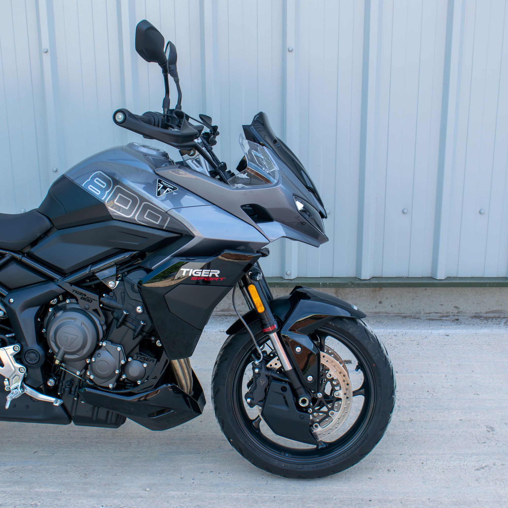Pyramid Fly Screen | Caspian Blue | Triumph Tiger Sport 800 2025>Current - Pyramid Motorcycle Accessories