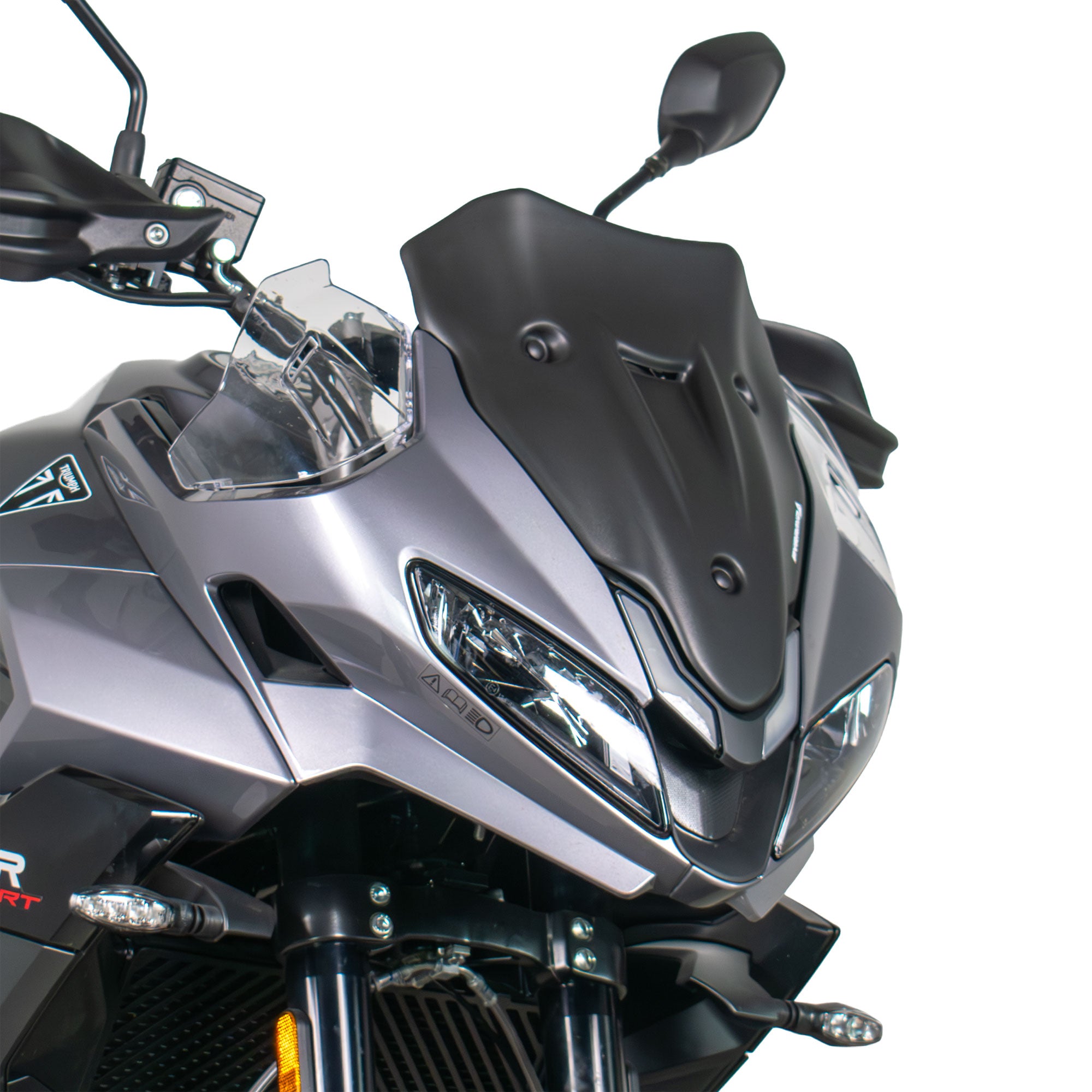 Pyramid Fly Screen | Sapphire Black, Grey & Yellow Scheme | Triumph Tiger Sport 800 2025>Current - Pyramid Motorcycle Accessories