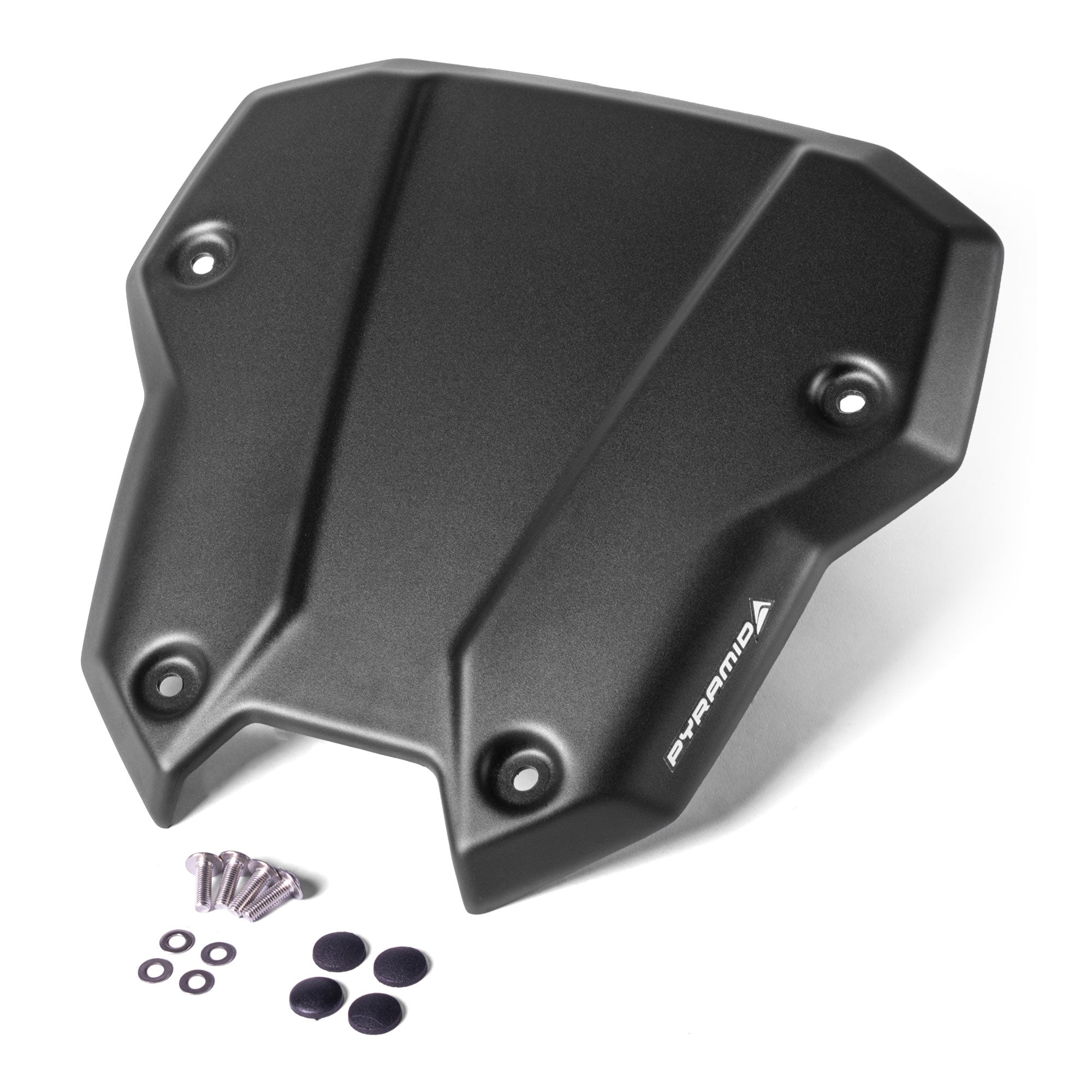 Pyramid Fly Screen | Matte Black | Triumph Tiger 850/900 2020>Current - Pyramid Motorcycle Accessories