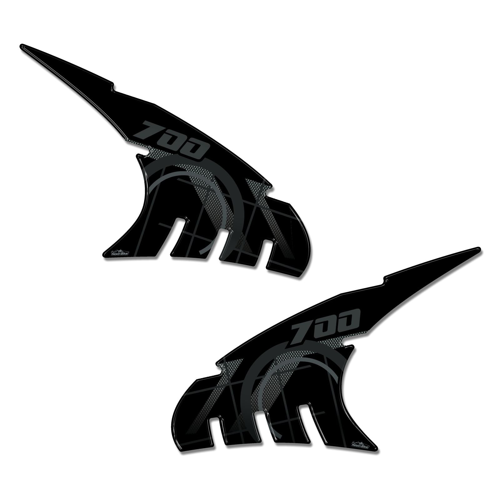 Resin Bike 3D Motorcycle Stickers - Tank Sides | Honda XL 700 Transalp 2007>2013 - Pyramid Motorcycle Accessories