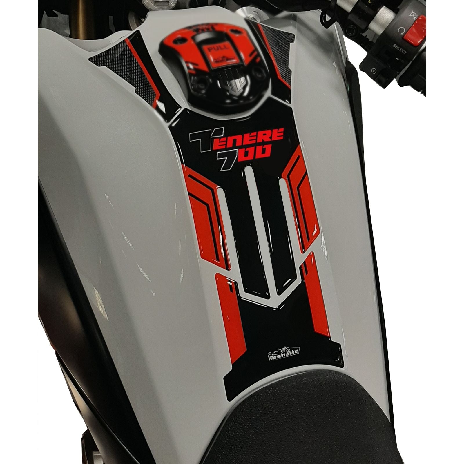Resin Bike 3D Motorcycle Stickers - Tank Pad | Yamaha Tenere 700 2019>2020 RB-B88382E9 - Pyramid Motorcycle Accessories