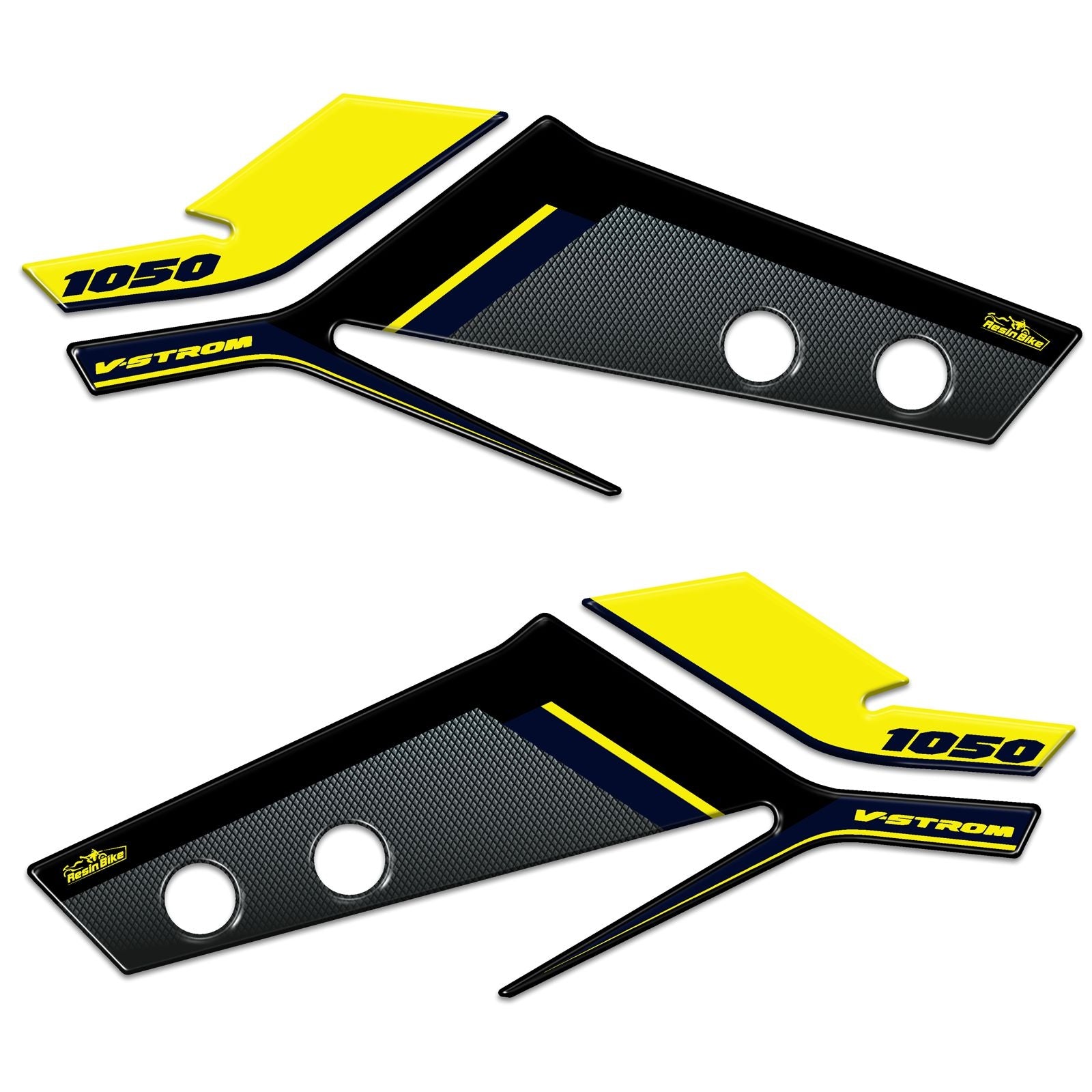 Resin Bike 3D Motorcycle Stickers - Handguards | Suzuki V-Strom 1050 / 1050XT 2020>2023 RB-1000138600003 - Pyramid Motorcycle Accessories