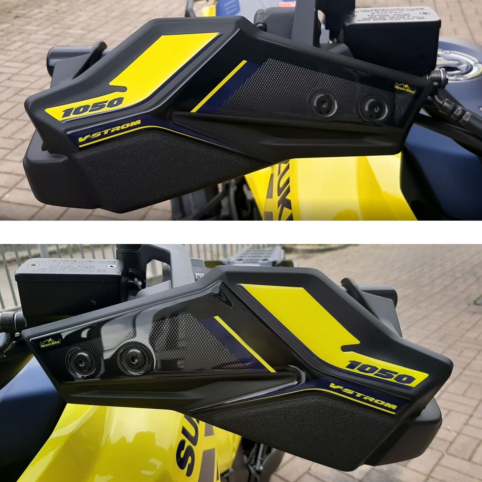 Resin Bike 3D Motorcycle Stickers - Handguards | Suzuki V-Strom 1050 / 1050XT 2020>2023 RB-1000138600003 - Pyramid Motorcycle Accessories