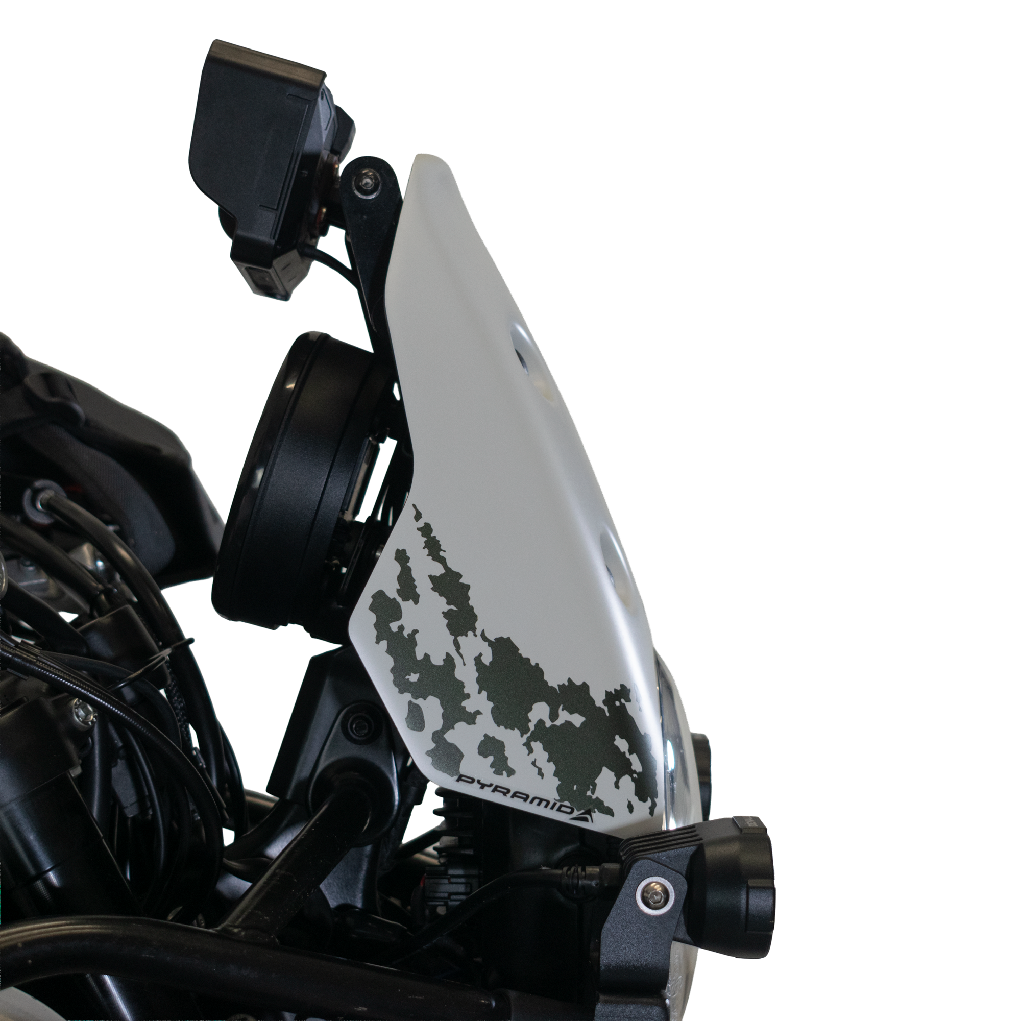 Pyramid Fly Screen | Kamet White | Royal Enfield Himalayan 450 2024>Current - Pyramid Motorcycle Accessories