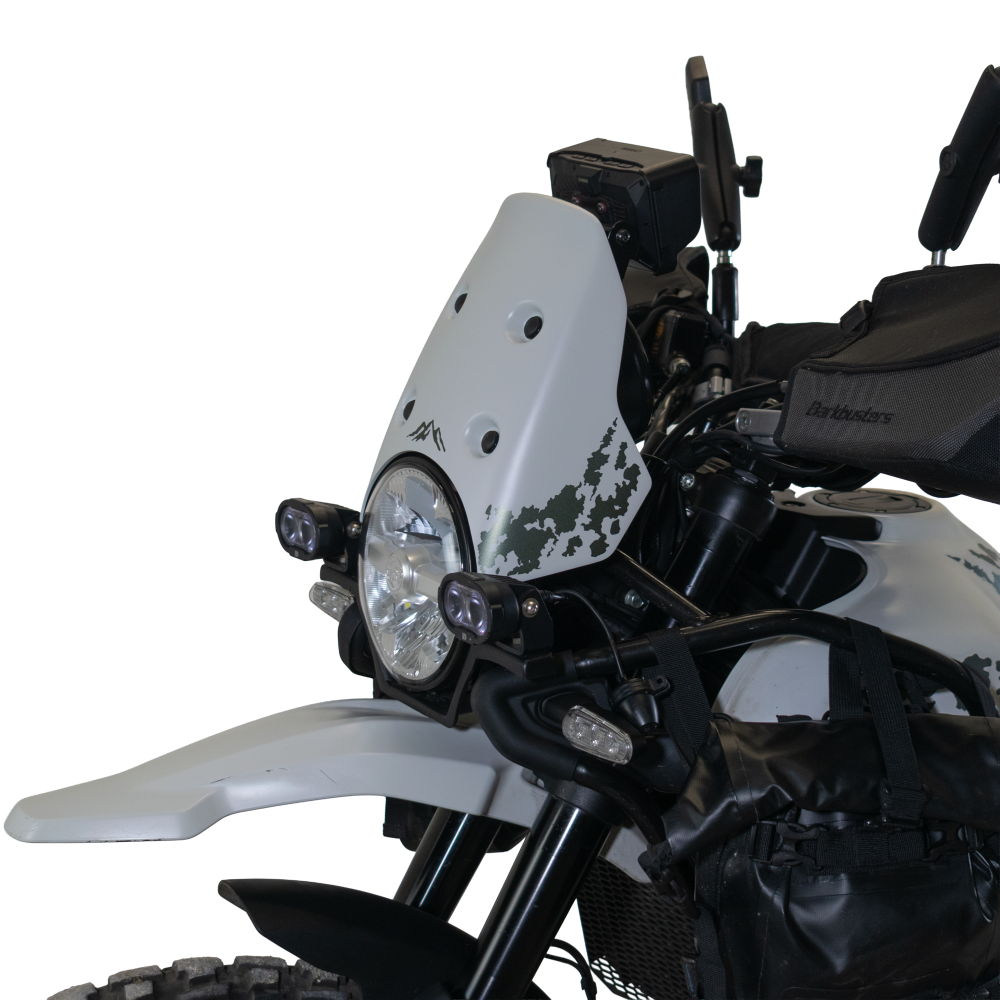 Pyramid Fly Screen | Kamet White | Royal Enfield Himalayan 450 2024>Current - Pyramid Motorcycle Accessories