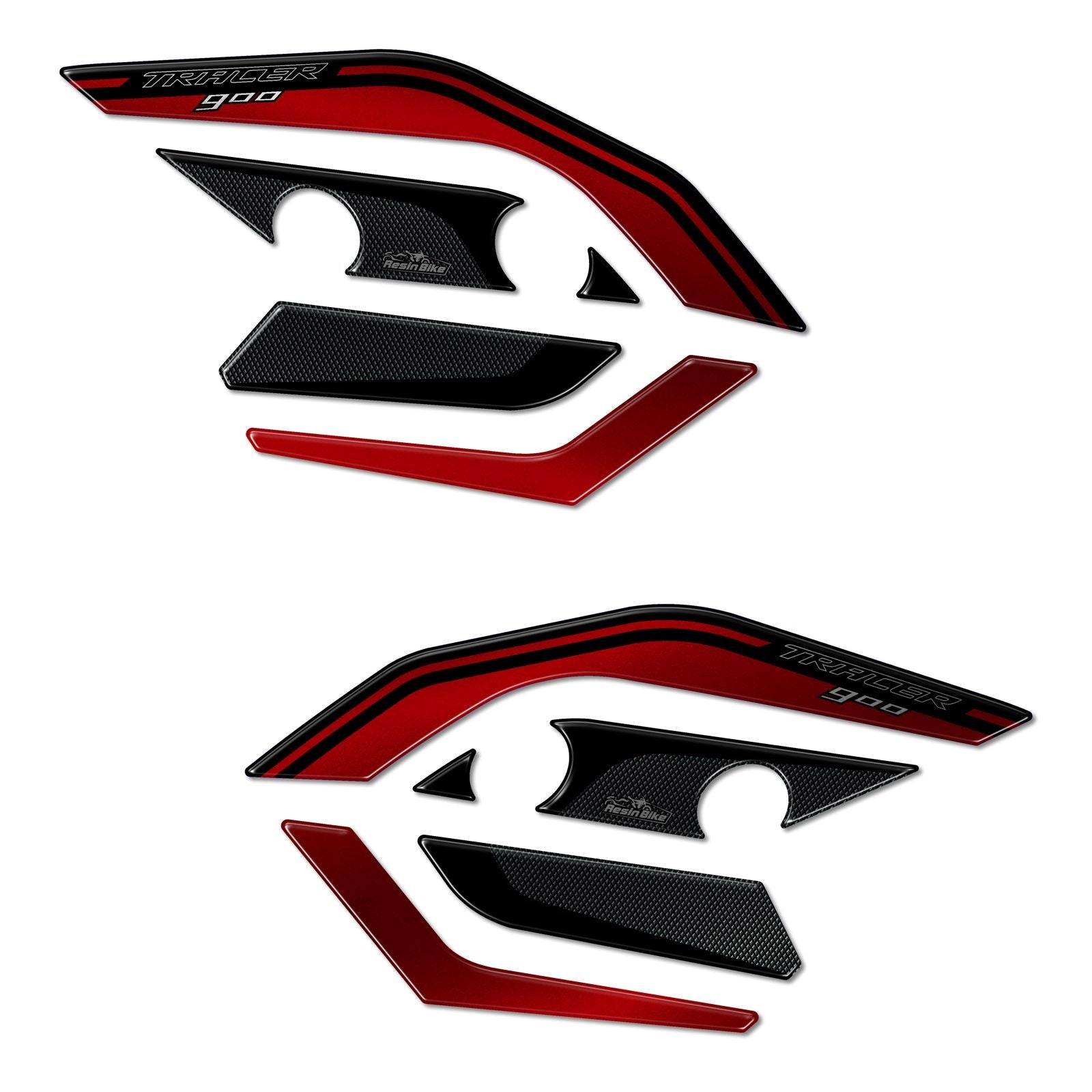 Resin Bike 3D Motorcycle Stickers - Handguards | Yamaha Tracer 900 2015>2017 RB-1000139400008 - Pyramid Motorcycle Accessories