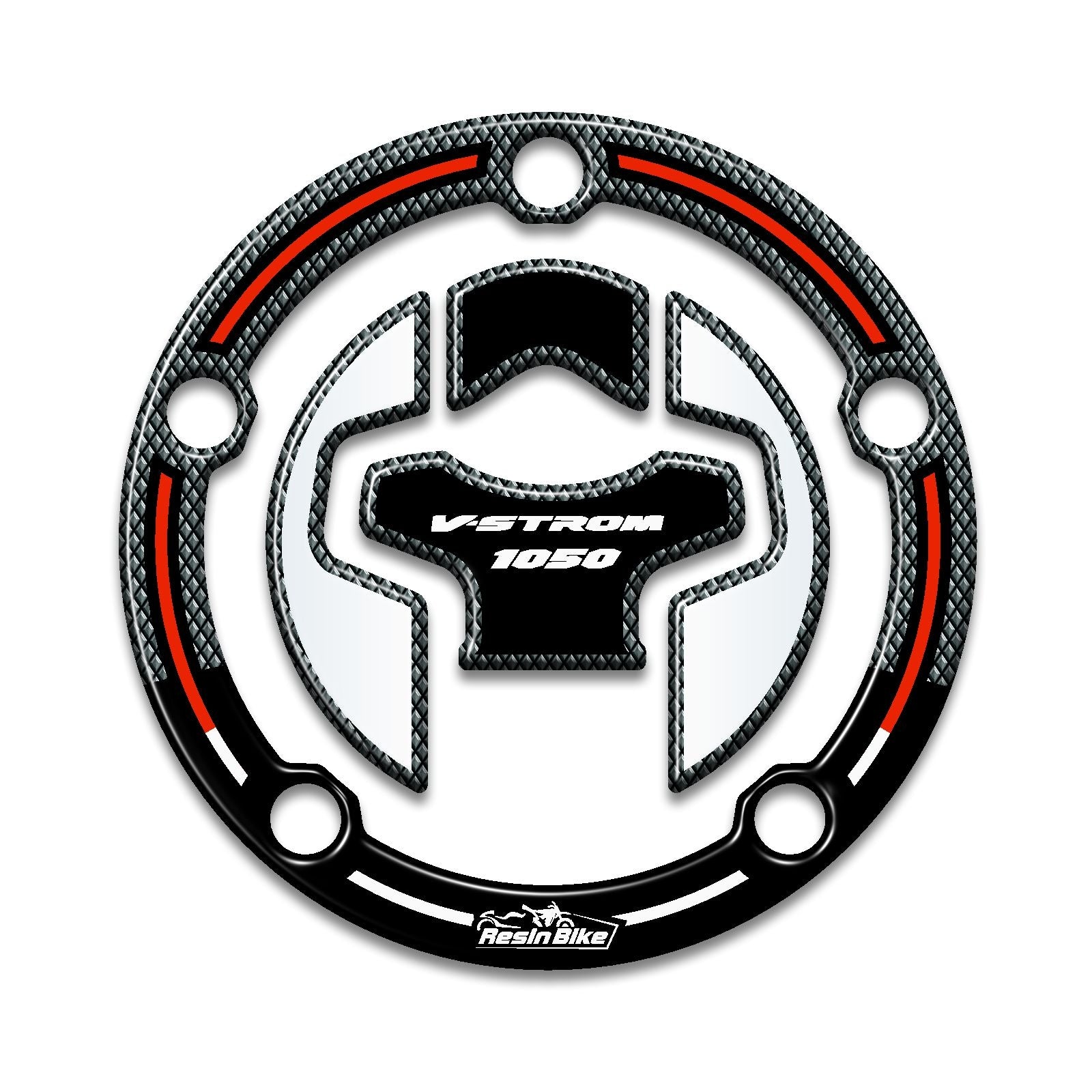 Resin Bike 3D Motorcycle Stickers - Fuel Cap | Suzuki V-Strom 1050 / 1050XT 2020>2023 RB-1000140300007 - Pyramid Motorcycle Accessories