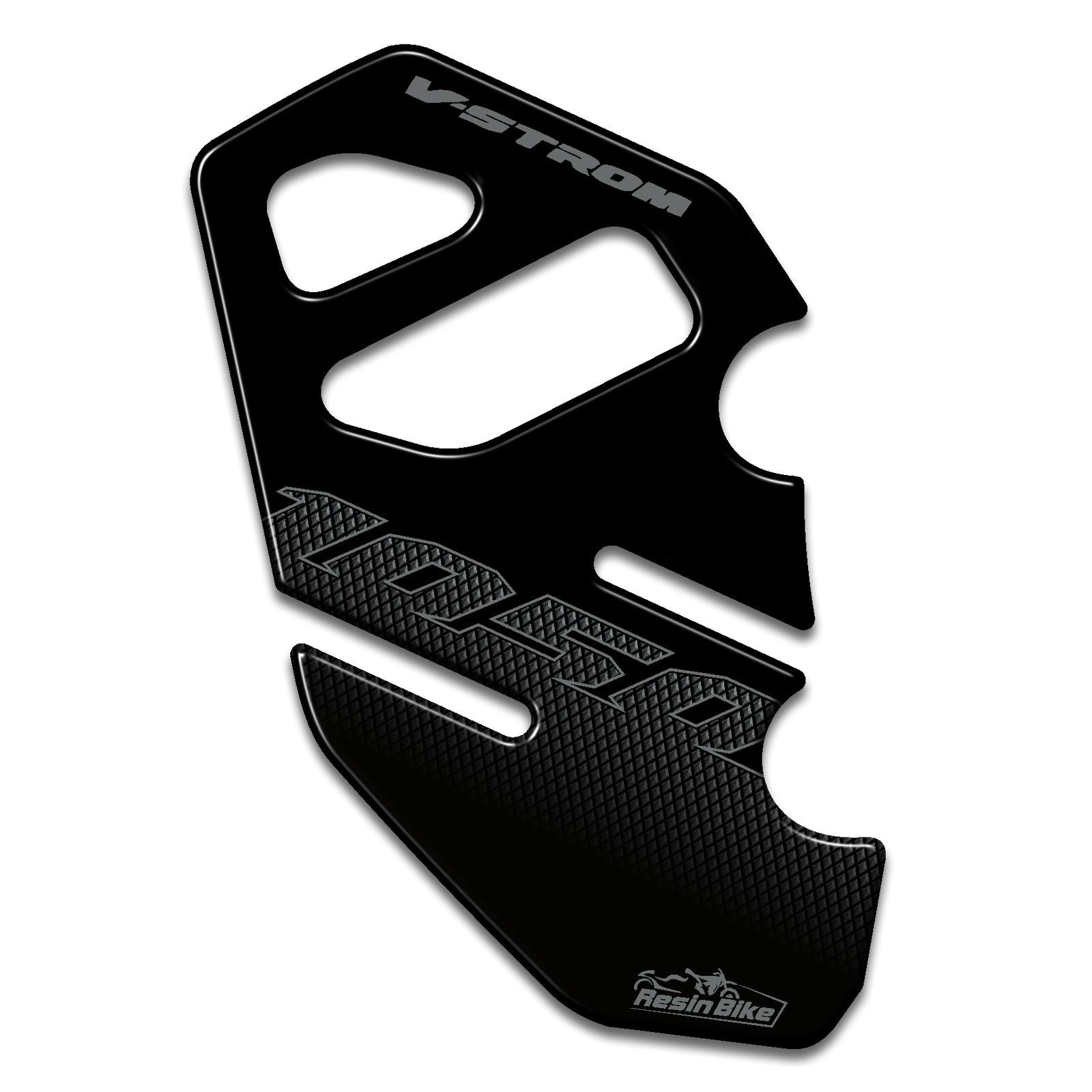Resin Bike 3D Motorcycle Stickers - Heel Pads | Suzuki V-Strom 1050/1050XT 2020>2023 - Pyramid Motorcycle Accessories