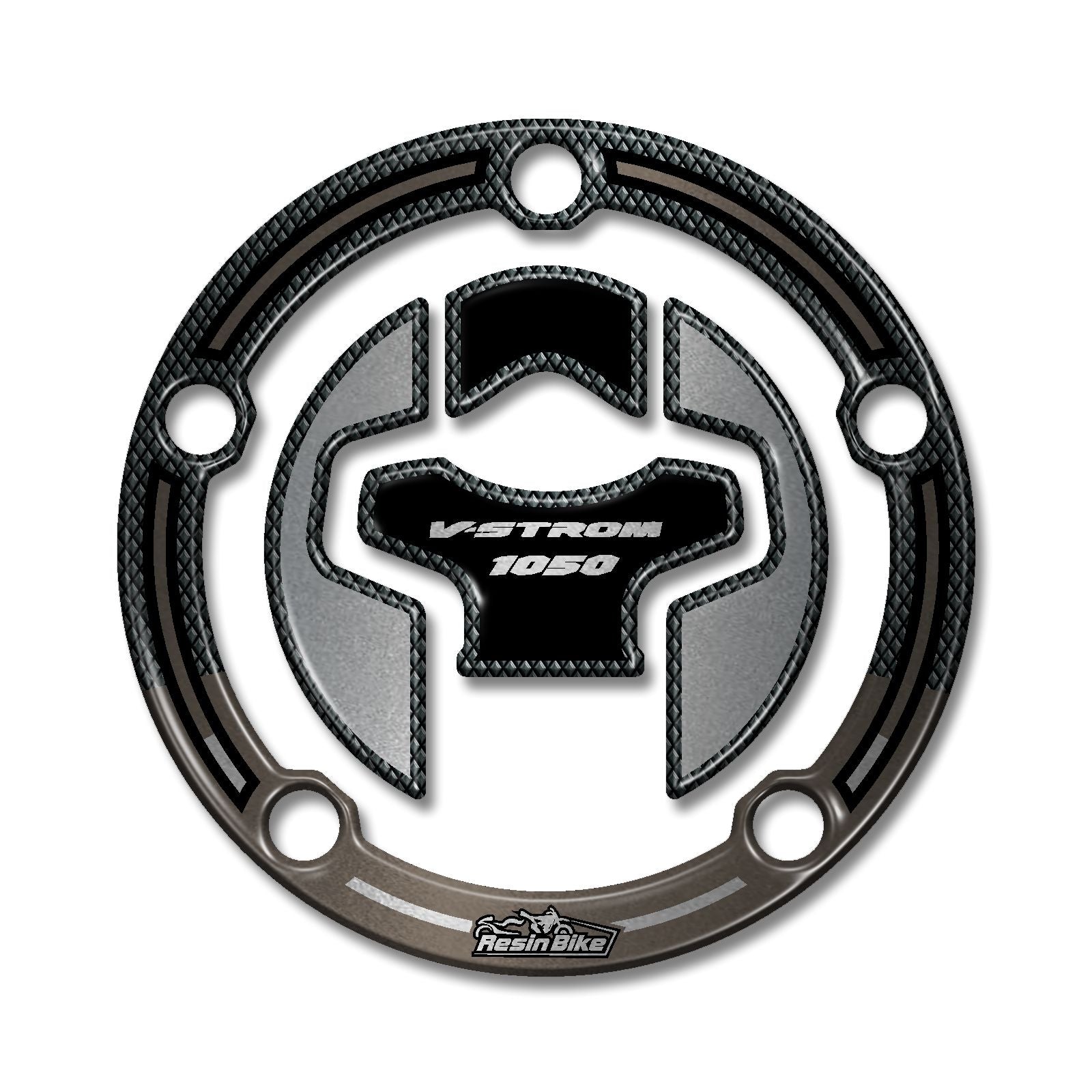 Resin Bike 3D Motorcycle Stickers - Fuel Cap | Suzuki V-Strom 1050 / 1050XT 2020>2023 RB-1000141500000 - Pyramid Motorcycle Accessories