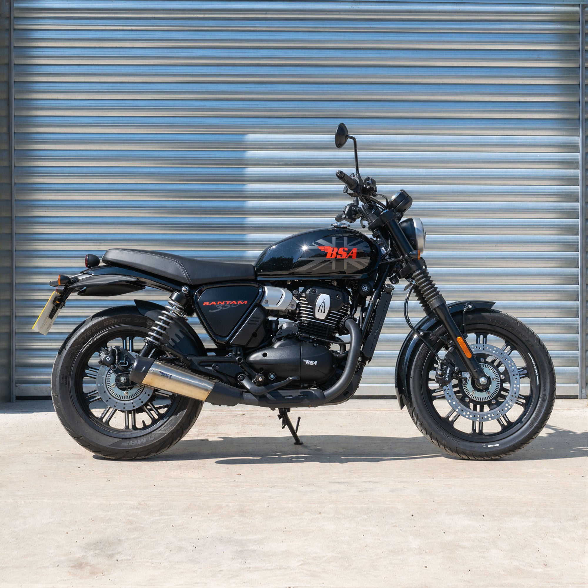 Pyramid Extended Front Mudguard | Gloss Black | BSA Bantam 350 2025>Current