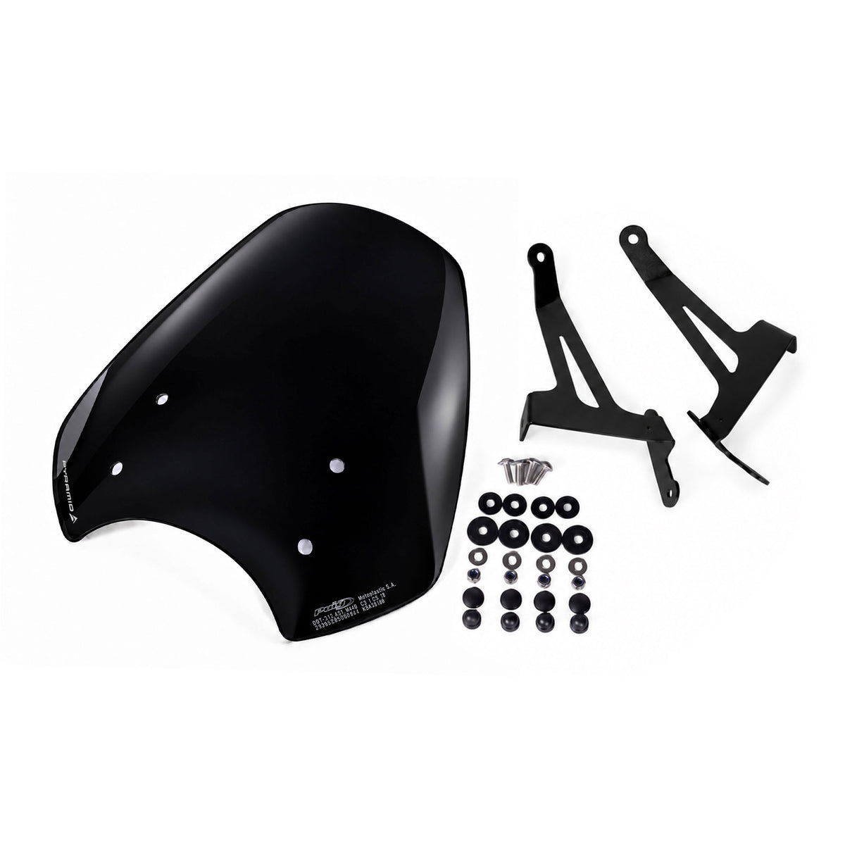 Pyramid Touring Screen | Gloss Black (Opaque) | BSA Bantam 350 2025>Current
