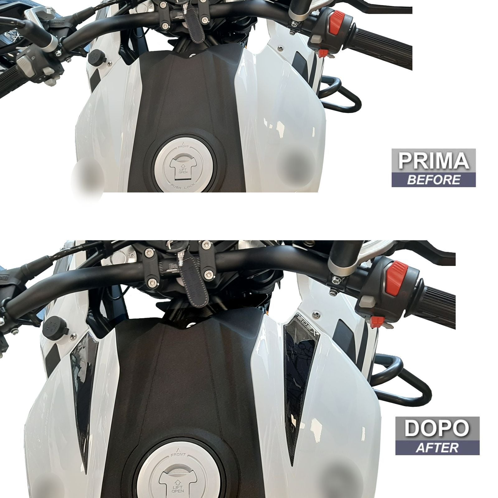 Resin Bike 3D Motorcycle Stickers - Tank Pad | Benelli TRK 502 X 2020>2026 RB-1000142700003 - Pyramid Motorcycle Accessories
