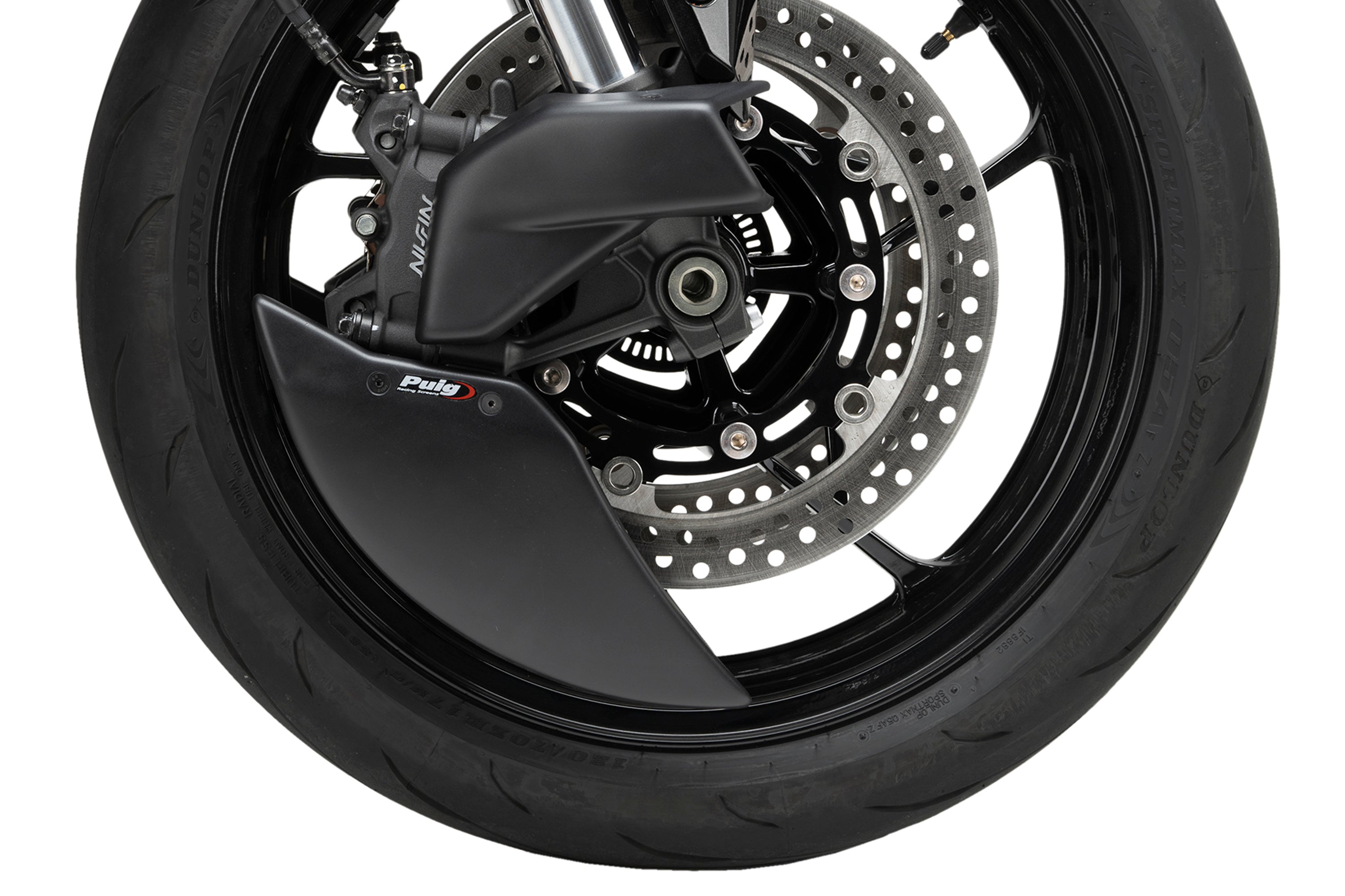 Puig Brake Ducts | Matte Black | Kawasaki Z900/SE 2025>Current - Pyramid Motorcycle Accessories