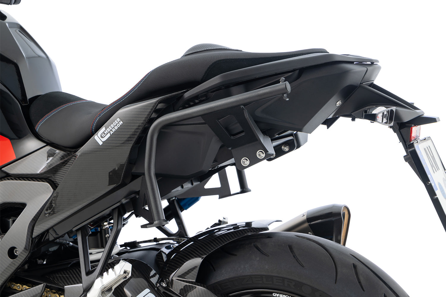 Wunderlich X30 Panniers with X-Rack Light Mounts | Black-Silver | BMW M1000XR - Pyramid Motorcycle Accessories