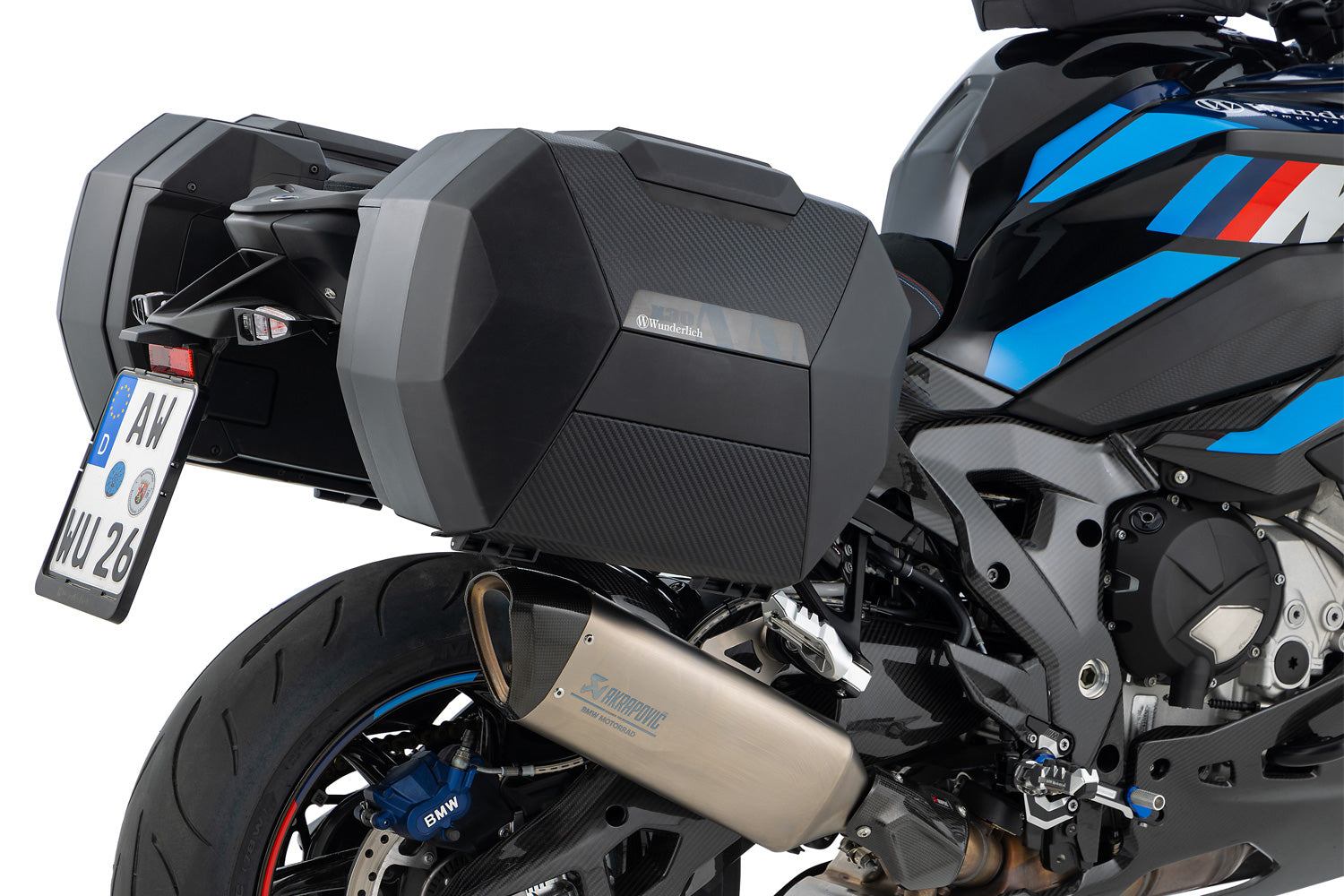 Wunderlich X30 Panniers with X-Rack Light Mounts | Carbon Optic | BMW M 1000 XR 2024>2026 - Pyramid Motorcycle Accessories