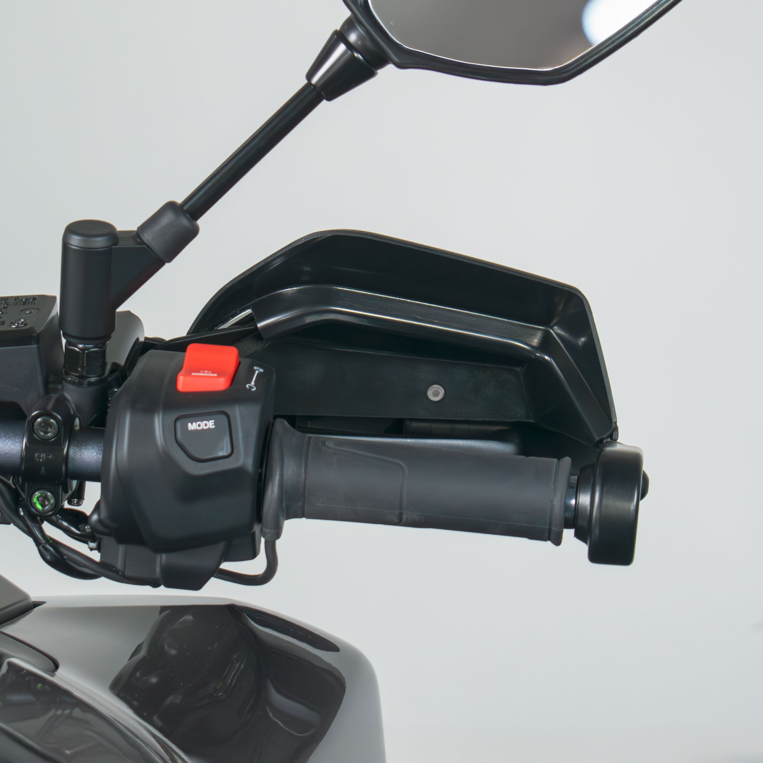 Pyramid Handguard Extensions | Matte Black | Yamaha Tracer 7 inc GT 2025>Current - Pyramid Motorcycle Accessories