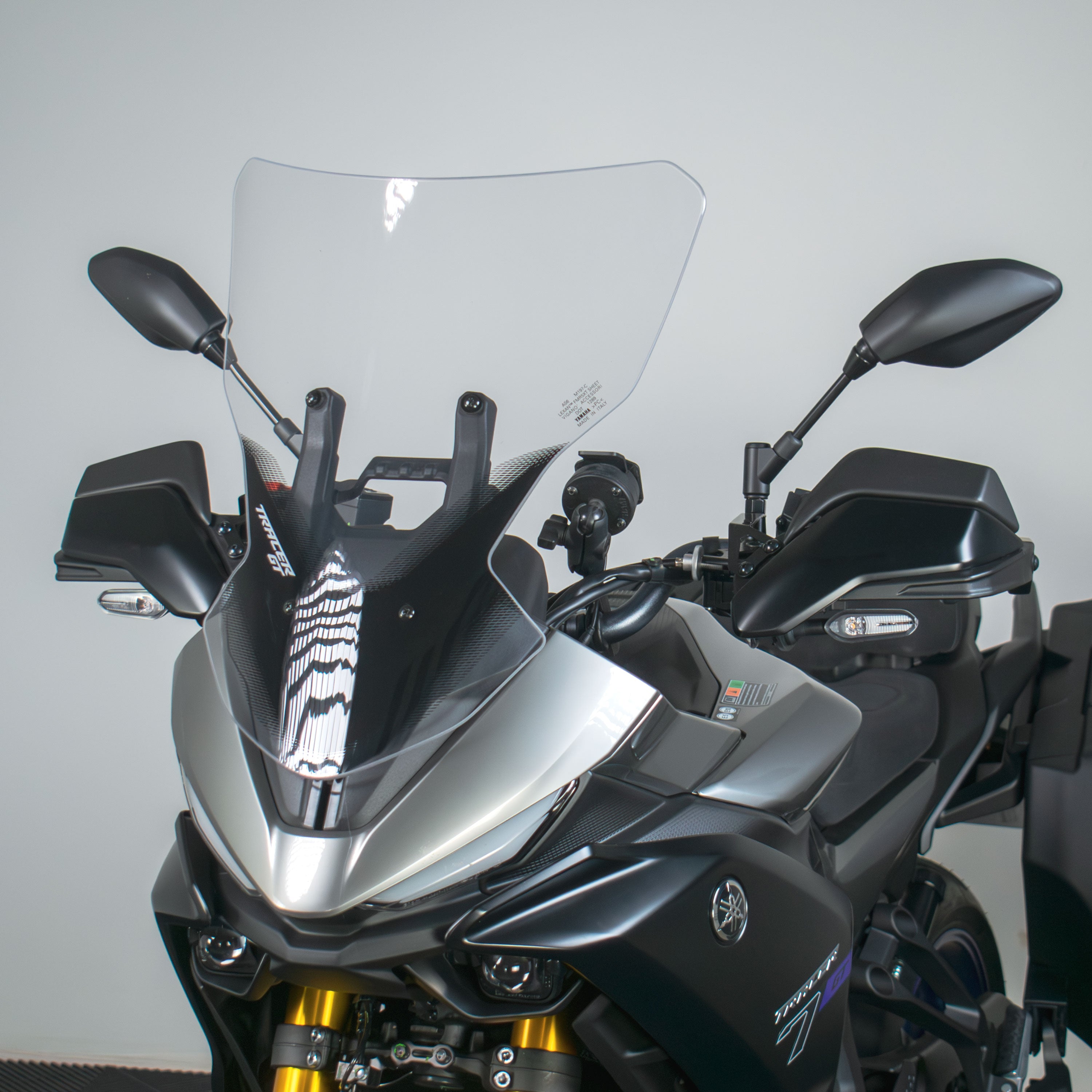 Pyramid Handguard Extensions | Matte Black | Yamaha Tracer 7 inc GT 2025>Current - Pyramid Motorcycle Accessories