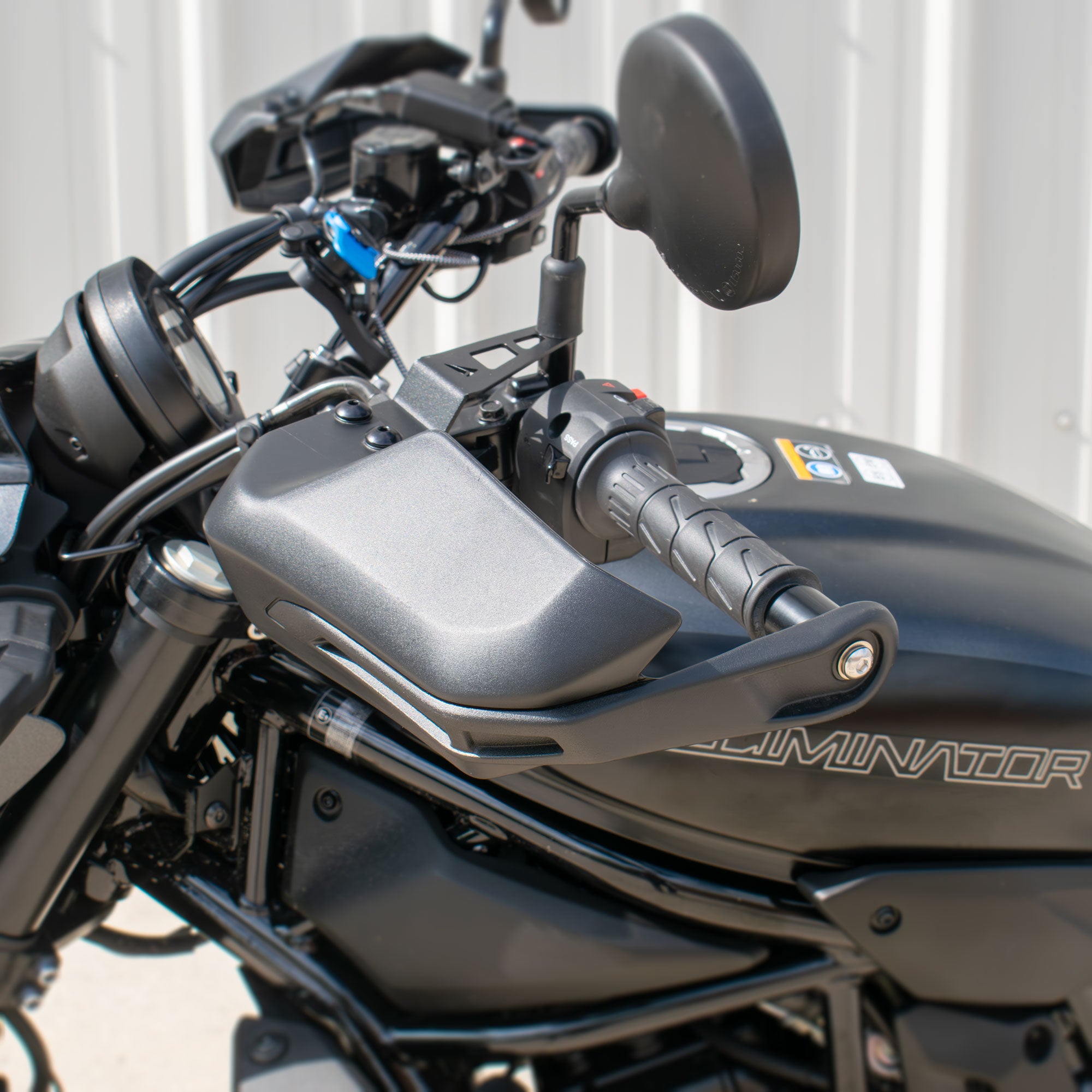 Pyramid Handguards | Matte Black | Kawasaki Eliminator 500 2024>Current - Pyramid Motorcycle Accessories