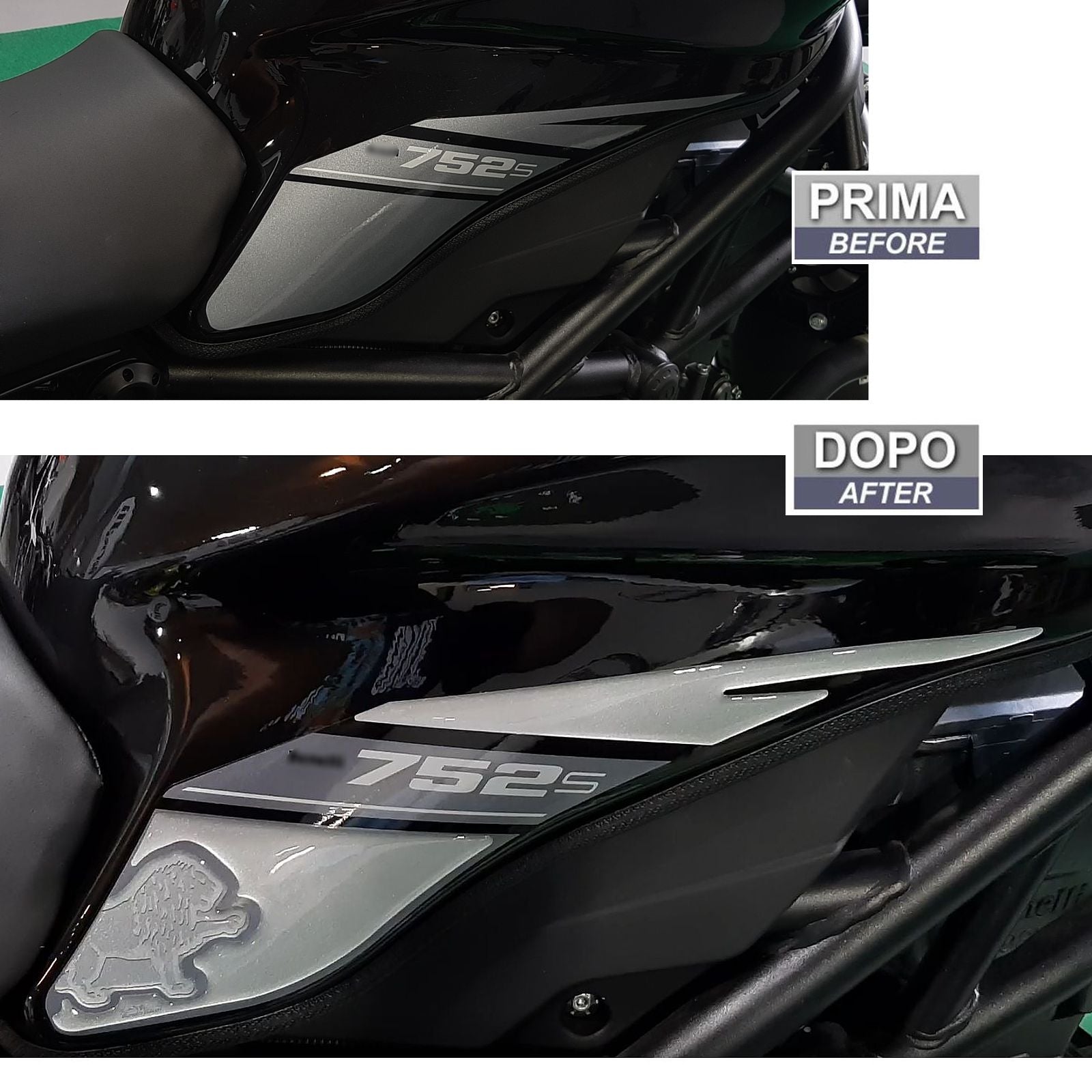 Resin Bike 3D Motorcycle Stickers - Tank Sides | Benelli 752 S 2019>2020 - Pyramid Motorcycle Accessories