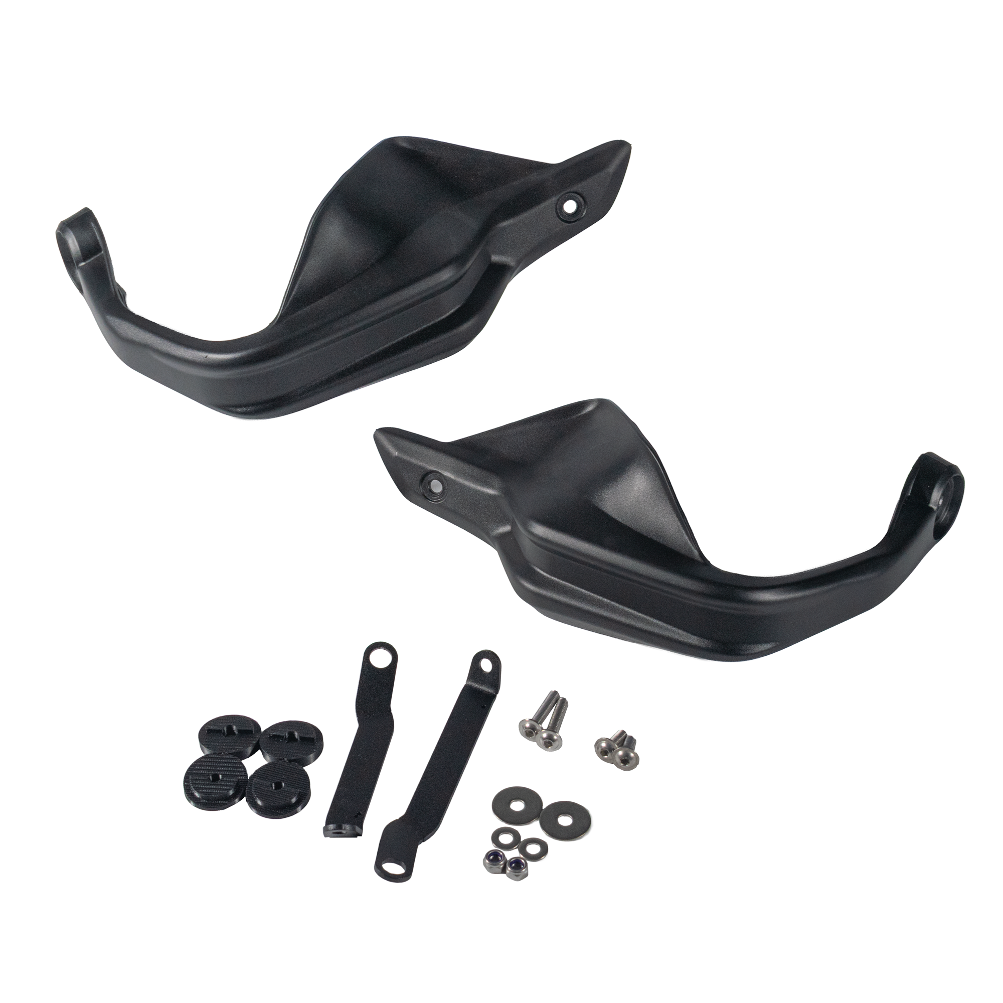 Pyramid Handguards | Matte Black | Triumph Tiger Sport 660 2022>Current - Pyramid Motorcycle Accessories