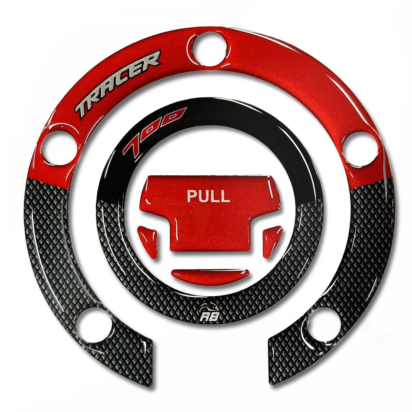Resin Bike 3D Motorcycle Stickers - Fuel Cap | Yamaha Tracer 700 2016>2020 - Pyramid Motorcycle Accessories