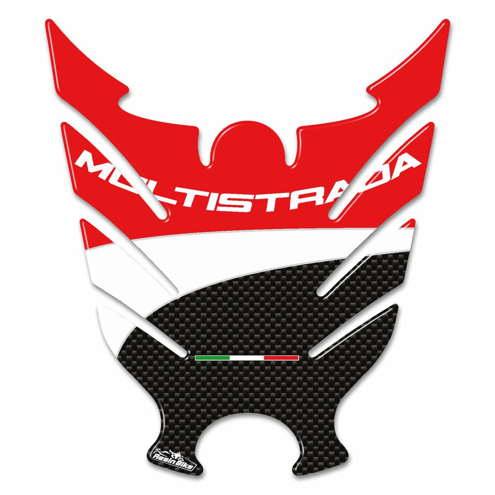 Resin Bike 3D Motorcycle Stickers - Tank Pad | Ducati Multistrada 1200 2010>2014 RB-IF_F7FD1D16 - Pyramid Motorcycle Accessories