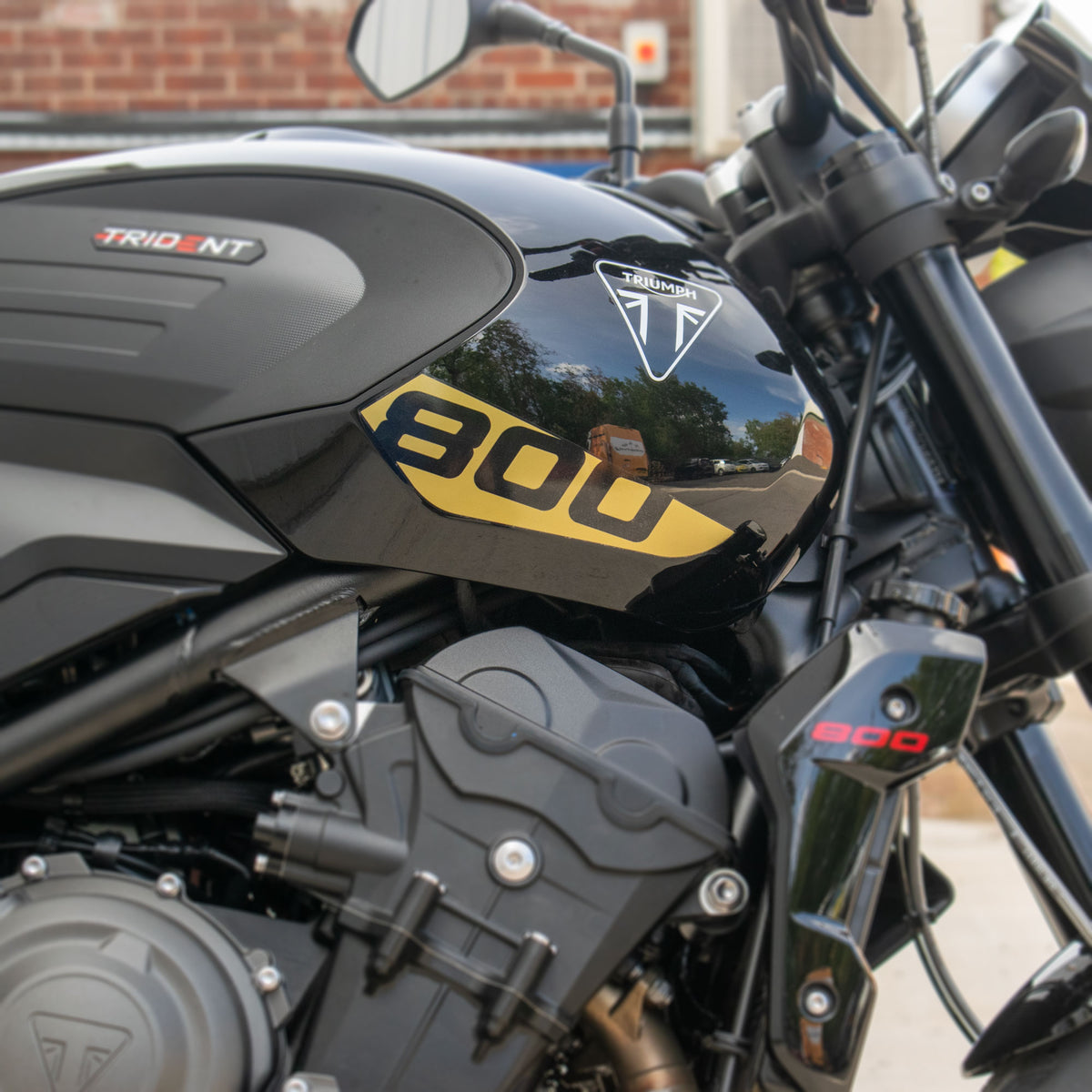 Pyramid Decals | Gold Tank Decals | Triumph Trident 800 2026>Current