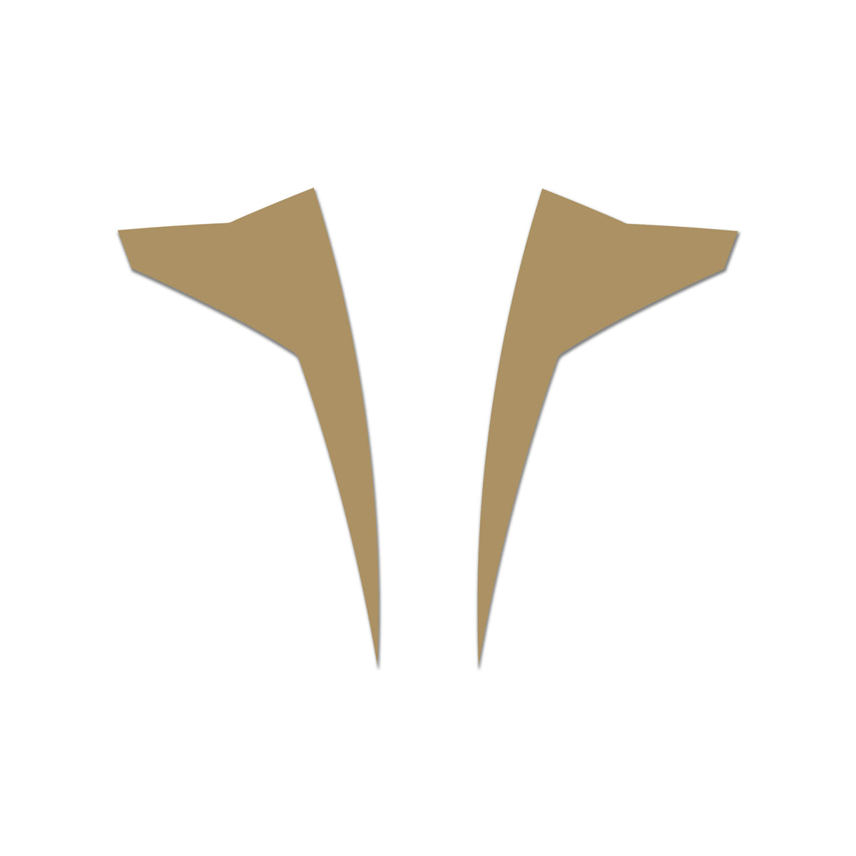 Pyramid Decals | Gold Fly Screen Decals | Triumph Trident 800 2026>Current