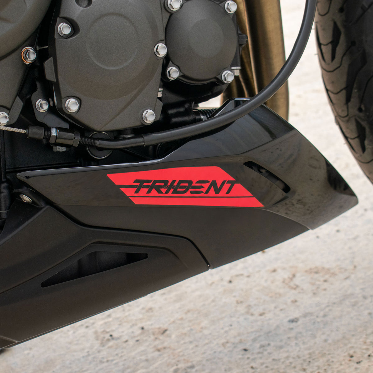 Pyramid Decals | Red Belly Pan Decals | Triumph Trident 800 2026>Current