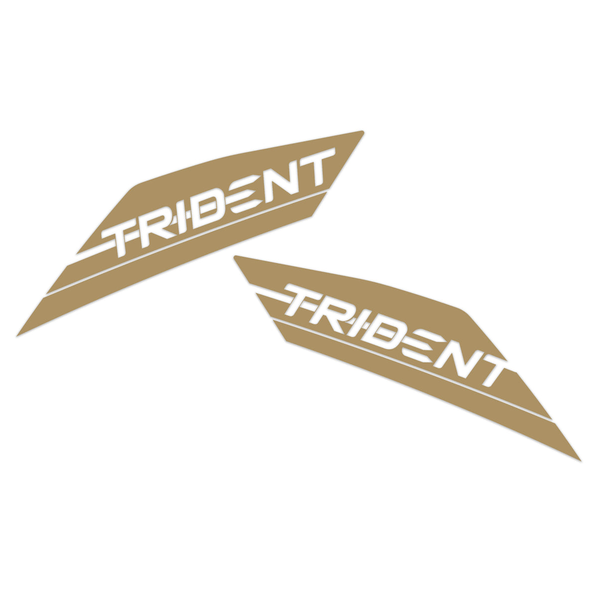 Pyramid Decals | Gold Belly Pan Decals | Triumph Trident 800 2026>Current
