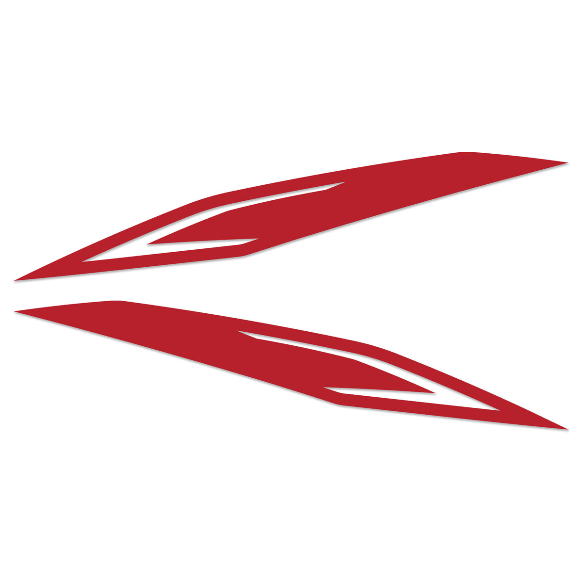 Pyramid Decals | Red Rear Panel Decals | Triumph Trident 800 2026>Current
