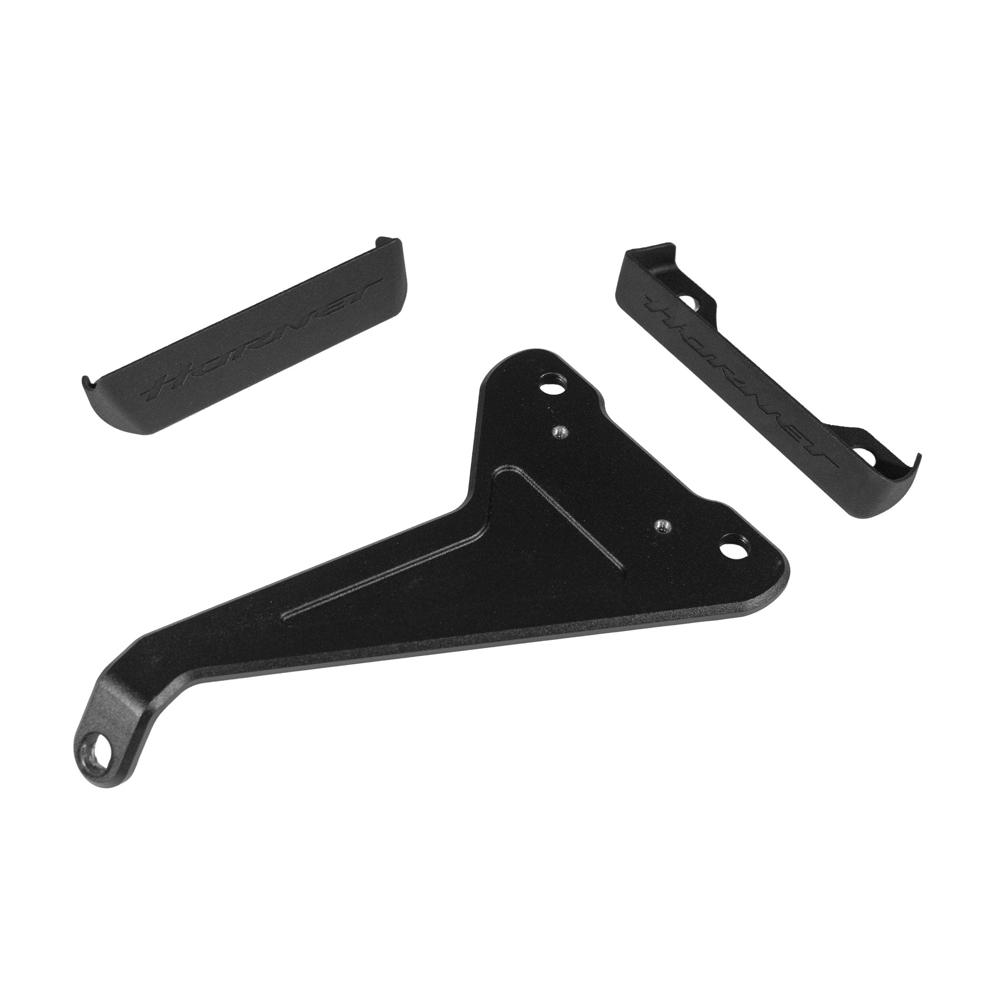 Pyramid Rear Peg Blanking Blocks | Matte Black | Honda CB 1000 Hornet inc SP 2025>Current - Pyramid Motorcycle Accessories