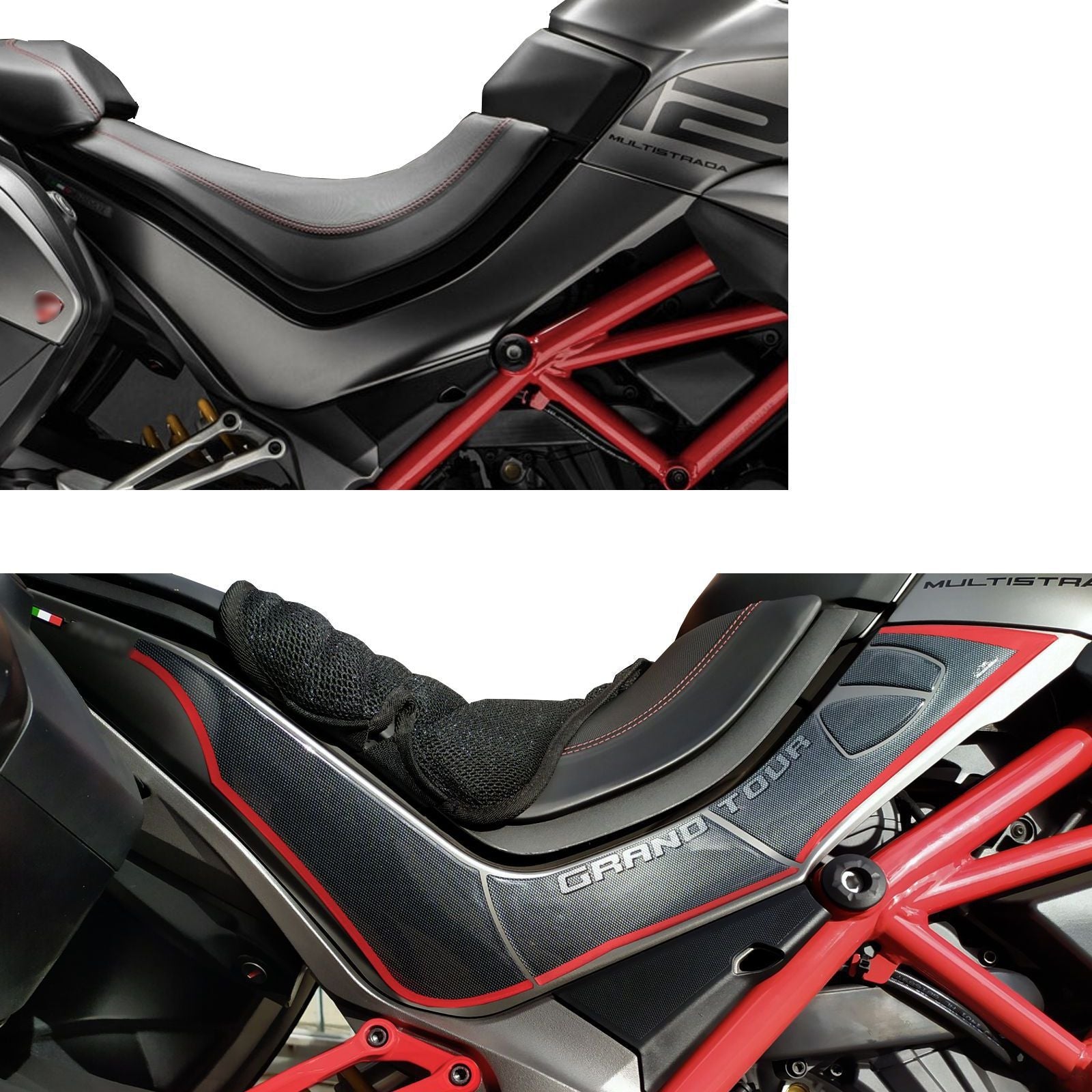 Resin Bike 3D Motorcycle Stickers - Tank Sides | Ducati Multistrada 1260 S 2018>2020 - Pyramid Motorcycle Accessories