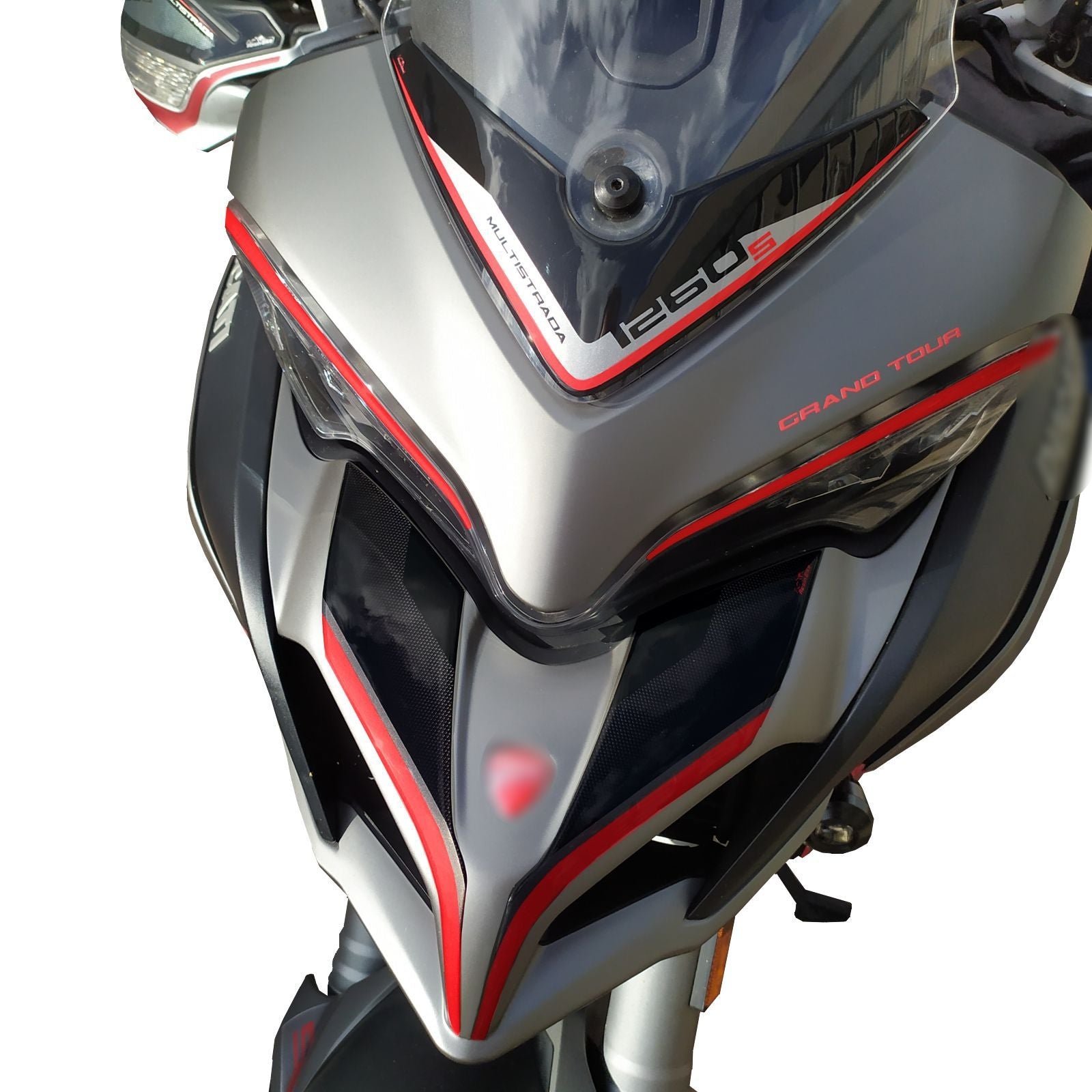 Resin Bike 3D Motorcycle Stickers - Beak | Ducati Multistrada 1260 S 2018>2020 - Pyramid Motorcycle Accessories
