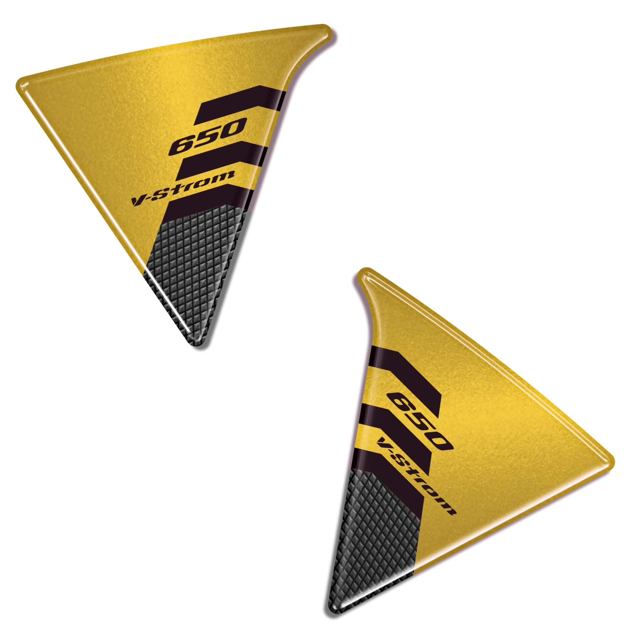 Resin Bike 3D Motorcycle Stickers - Frontal Area | Suzuki V-Strom 650XT 2020>Current - Pyramid Motorcycle Accessories