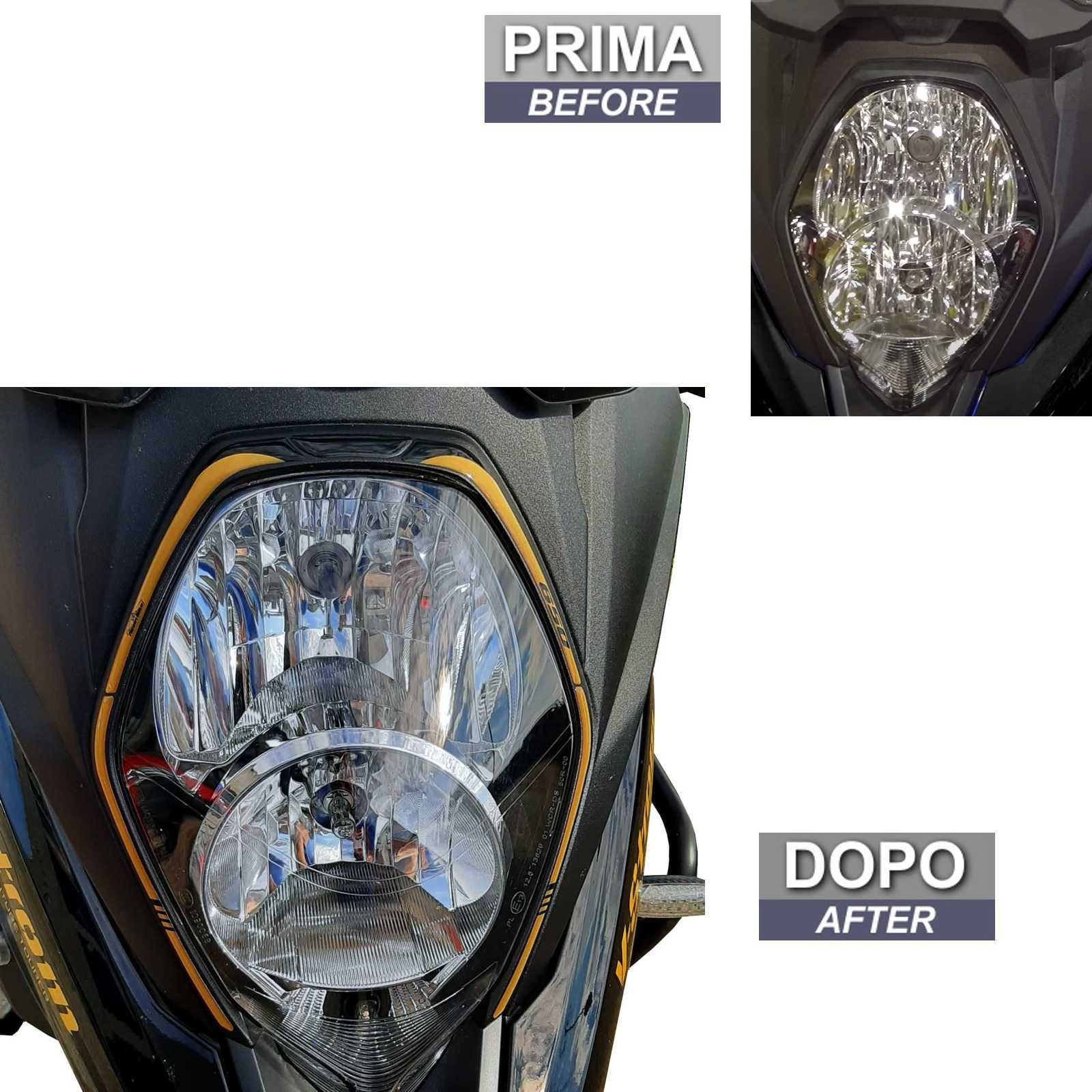Resin Bike 3D Motorcycle Stickers - Headlight | Suzuki V-Strom 650XT 2017>2023 RB-1000147000009 - Pyramid Motorcycle Accessories