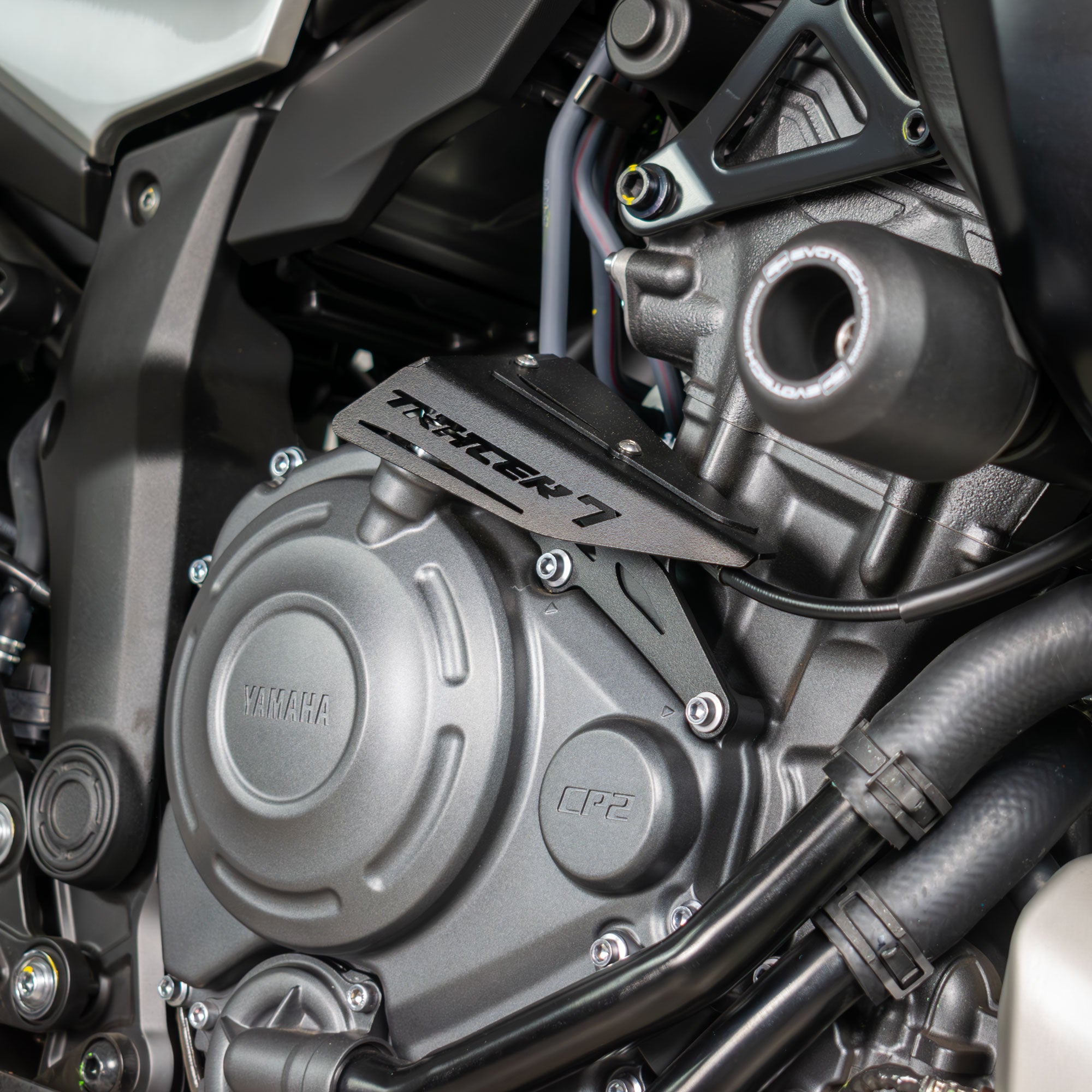 Pyramid Clutch Cable Cover | Matte Black | Yamaha Tracer 7 (GT) 2025>Current - Pyramid Motorcycle Accessories
