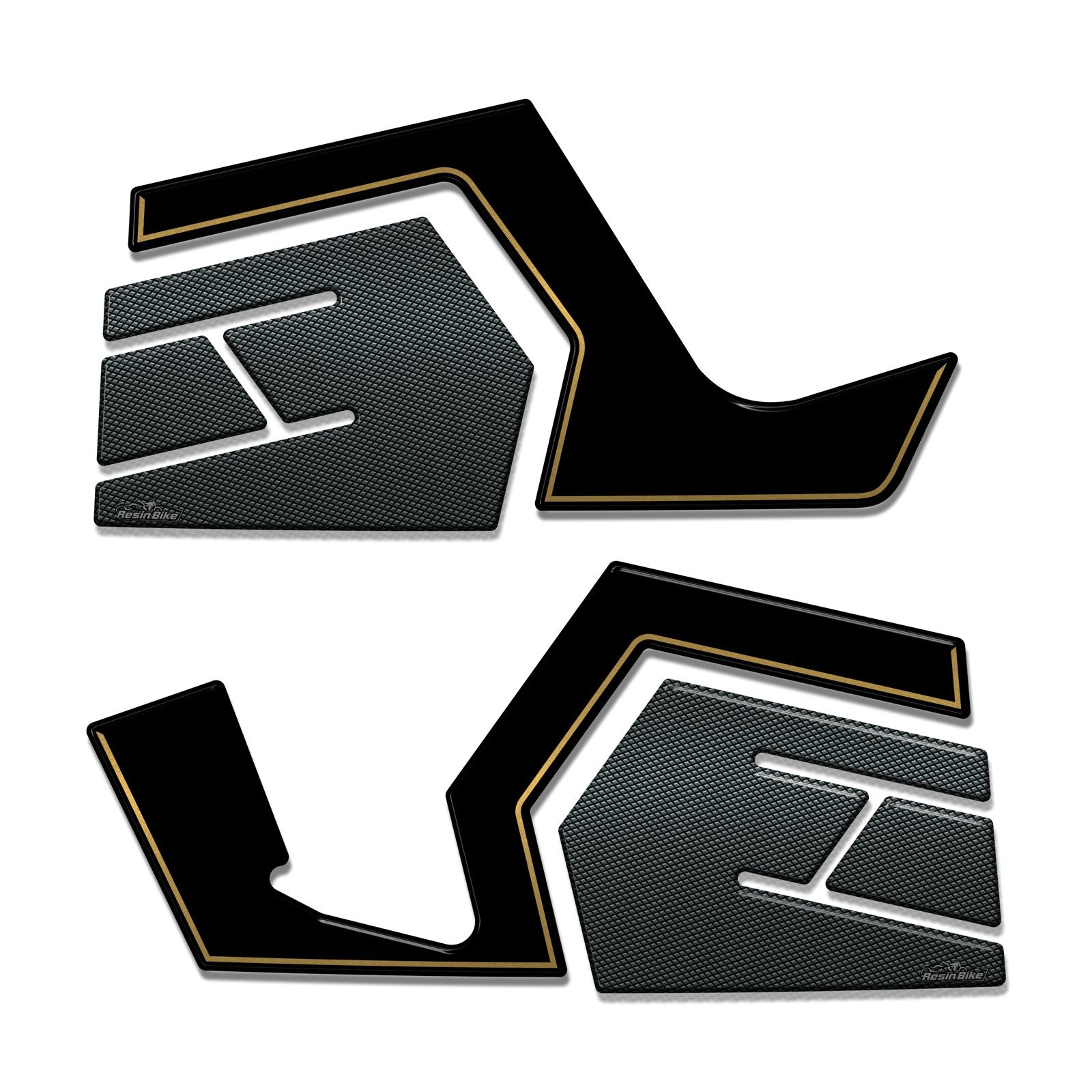 Resin Bike 3D Motorcycle Stickers - Handguards | Suzuki V-Strom 650XT 2018>2025 - Pyramid Motorcycle Accessories