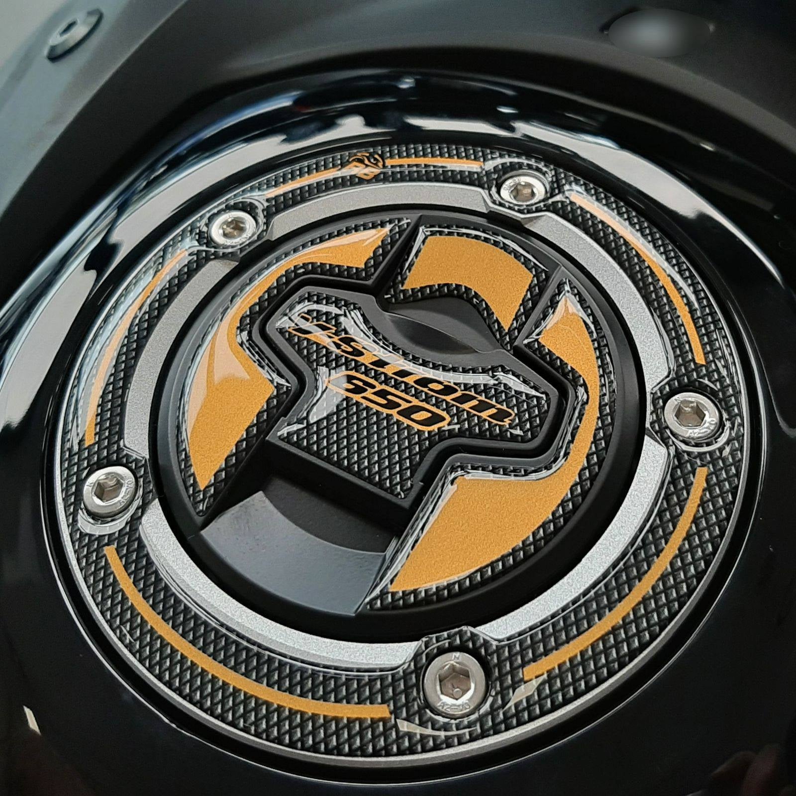 Resin Bike 3D Motorcycle Stickers - Fuel Cap | Suzuki V-Strom 650XT 2020>Current - Pyramid Motorcycle Accessories