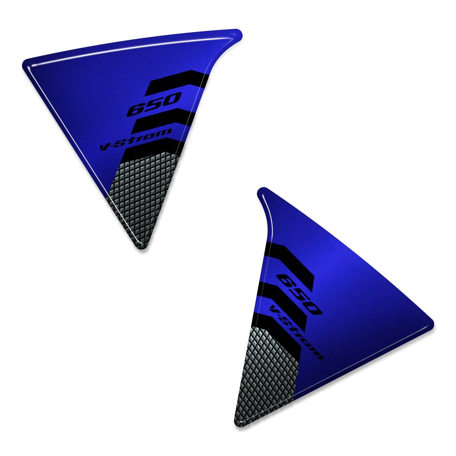 Resin Bike 3D Motorcycle Stickers - Frontal Area | Suzuki V-Strom 650XT 2017>2023 - Pyramid Motorcycle Accessories