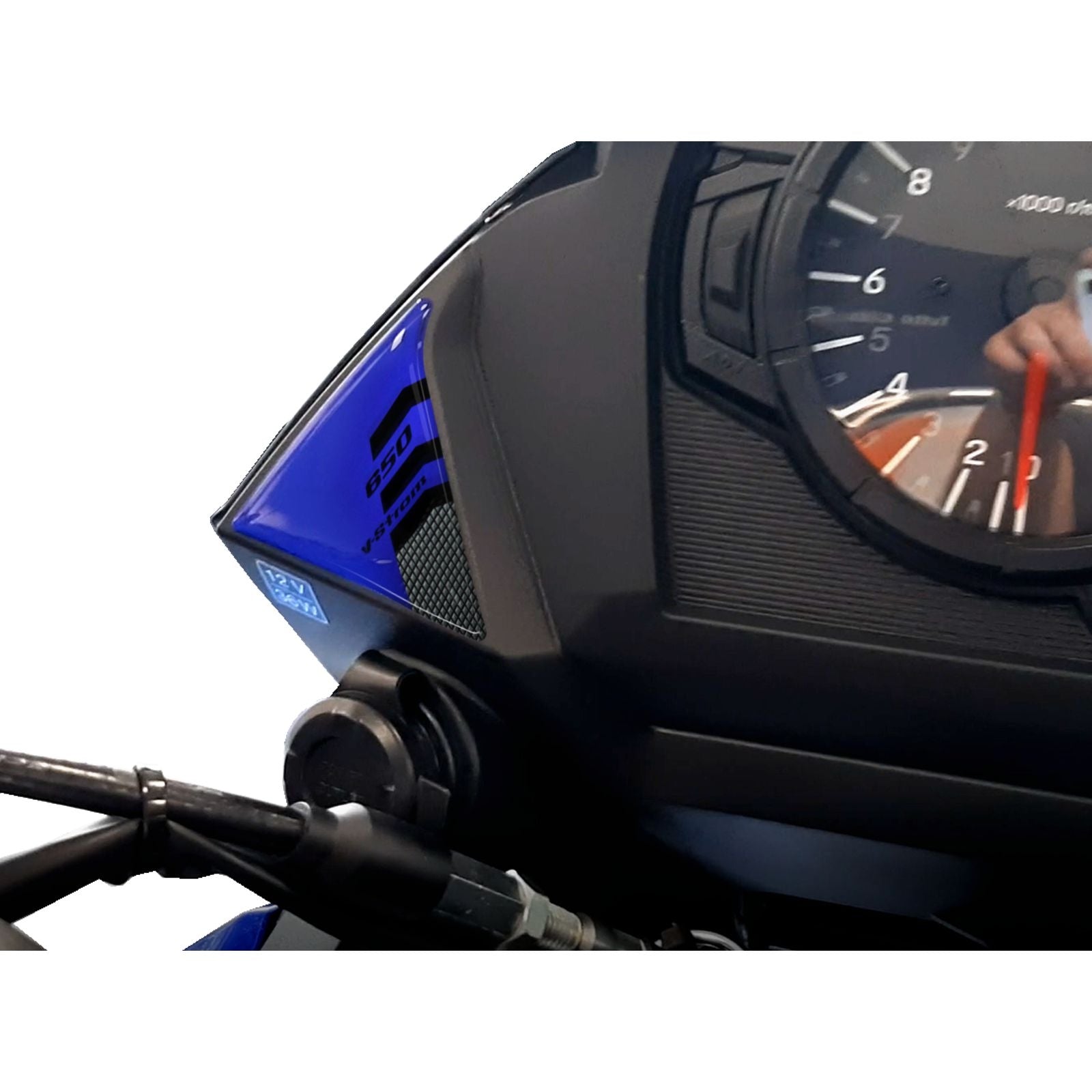 Resin Bike 3D Motorcycle Stickers - Frontal Area | Suzuki V-Strom 650XT 2017>2023 - Pyramid Motorcycle Accessories