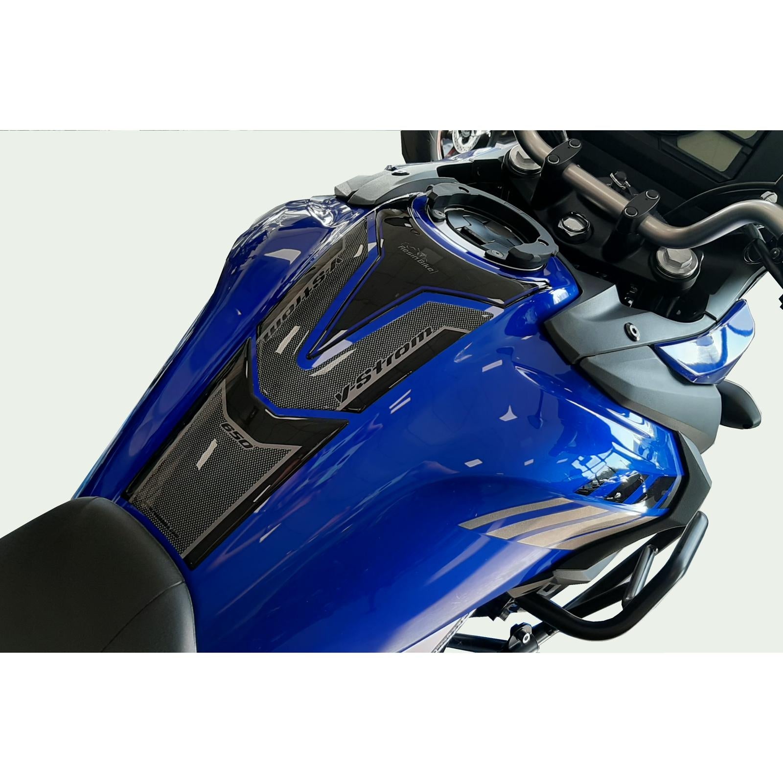 Resin Bike 3D Motorcycle Stickers - Tank Pad | Suzuki V-Strom 650XT 2020>Current - Pyramid Motorcycle Accessories