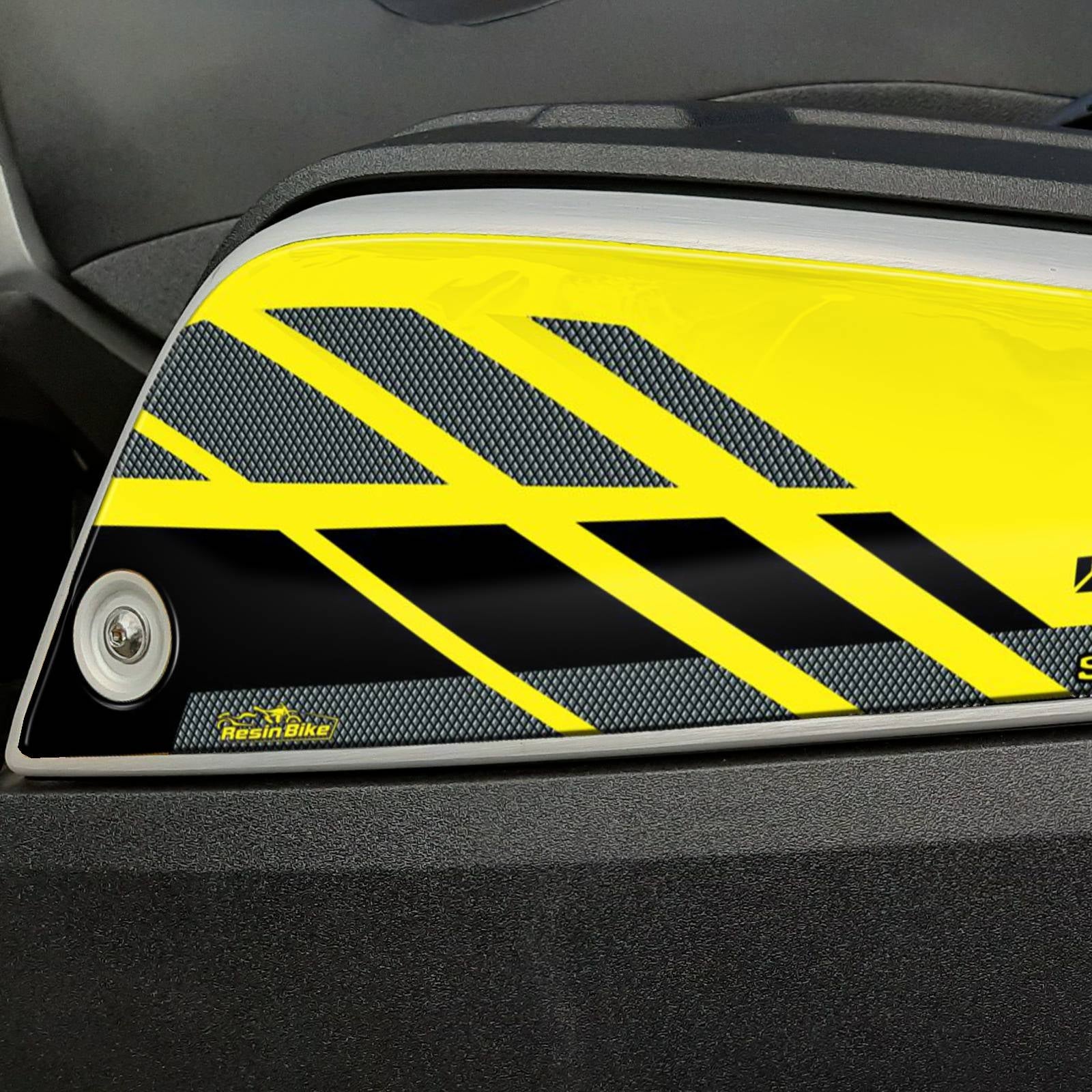 Resin Bike 3D Motorcycle Stickers - Panniers | Suzuki V-Strom 650 2017>2021 RB-1000149200001 - Pyramid Motorcycle Accessories