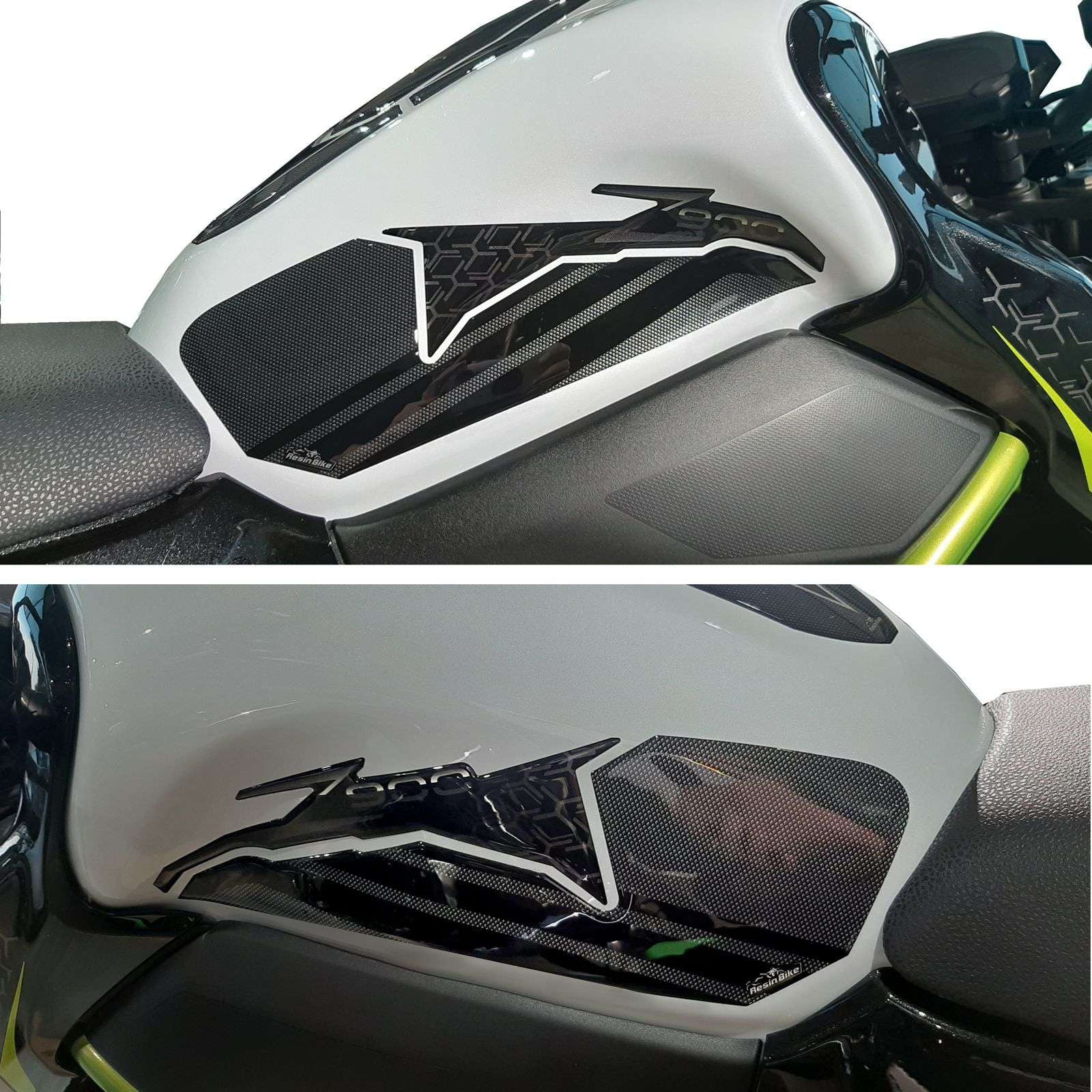 Resin Bike 3D Motorcycle Stickers - Tank Sides | Kawasaki Z 900 2021>2024 RB-1000149600009 - Pyramid Motorcycle Accessories