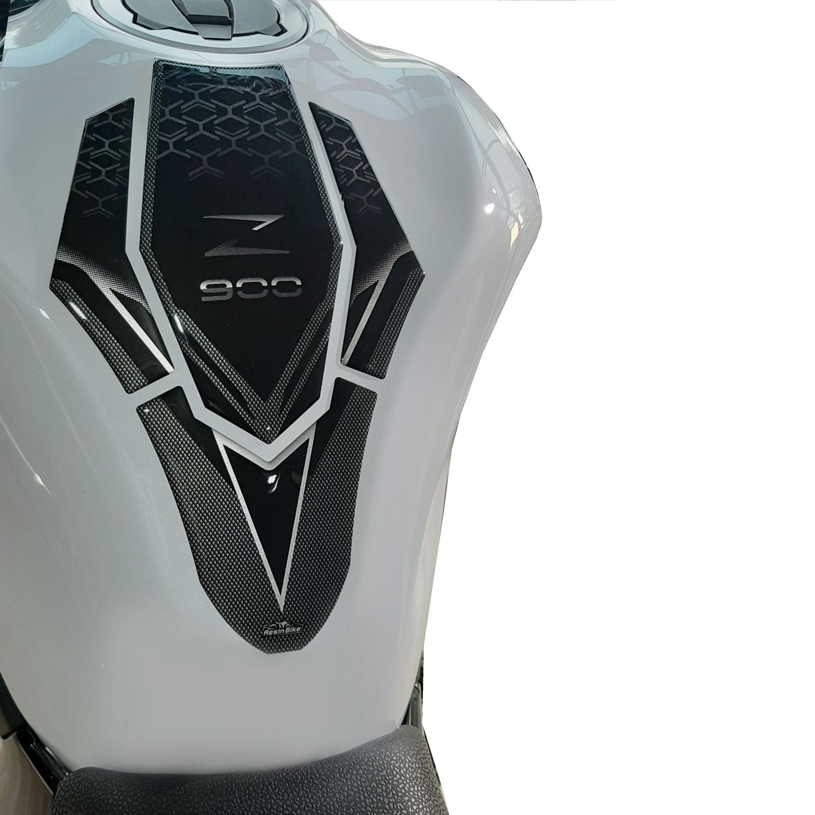 Resin Bike 3D Motorcycle Stickers - Tank Pad | Kawasaki Z 900 2021>2024 - Pyramid Motorcycle Accessories