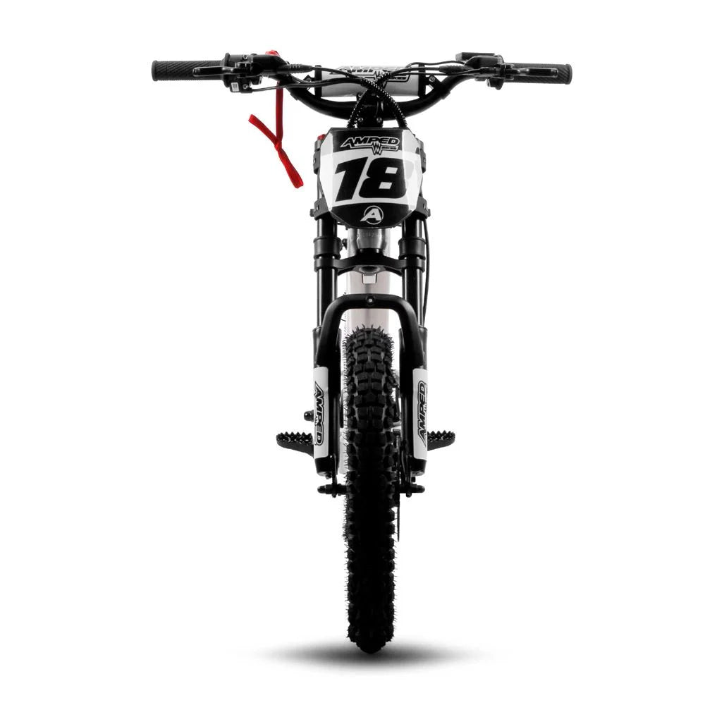 Amped A18 Comp Kids Electric Bike | Silver - Pyramid Motorcycle Accessories