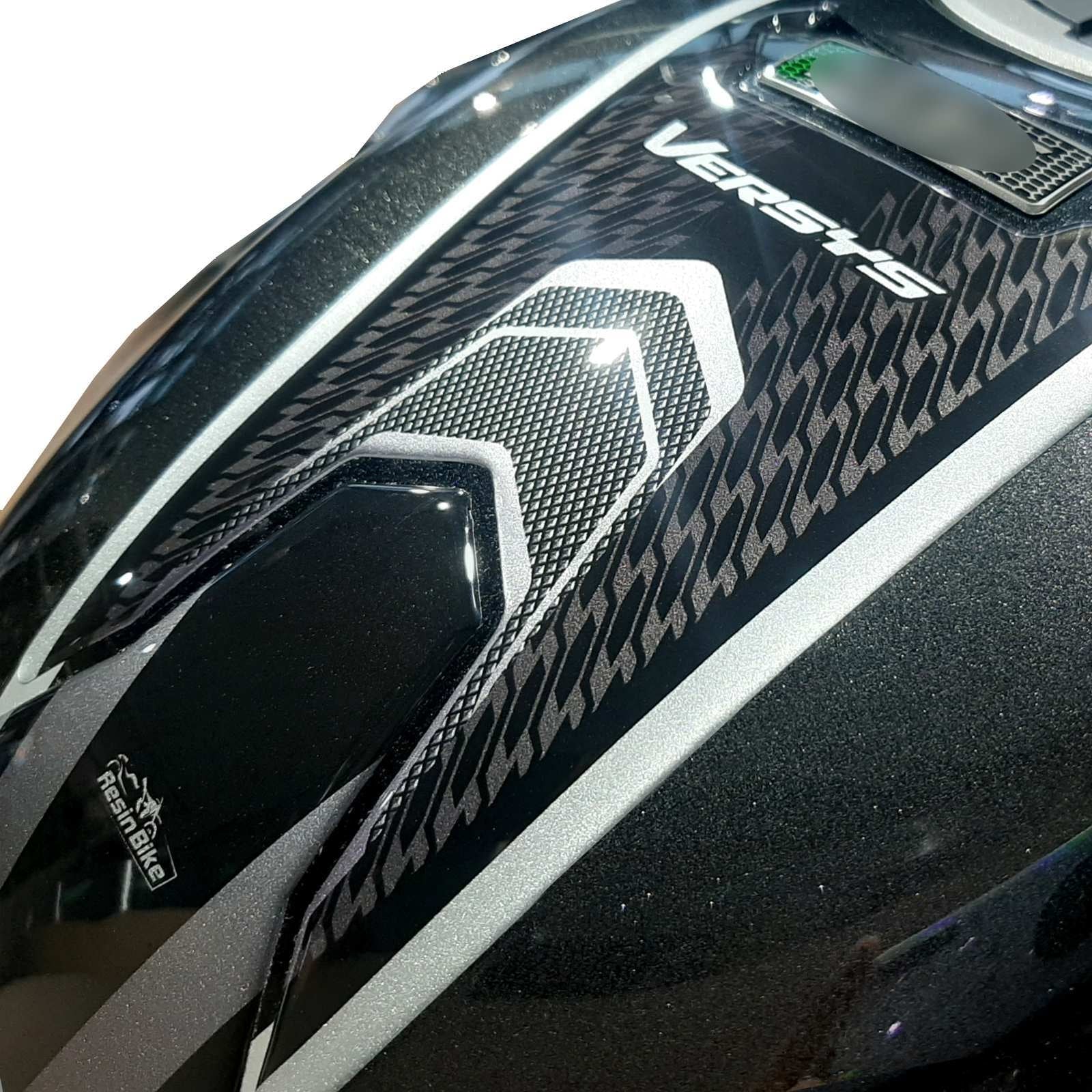 Resin Bike 3D Motorcycle Stickers - Tank Pad | Kawasaki Versys 1000 2017>2025 - Pyramid Motorcycle Accessories
