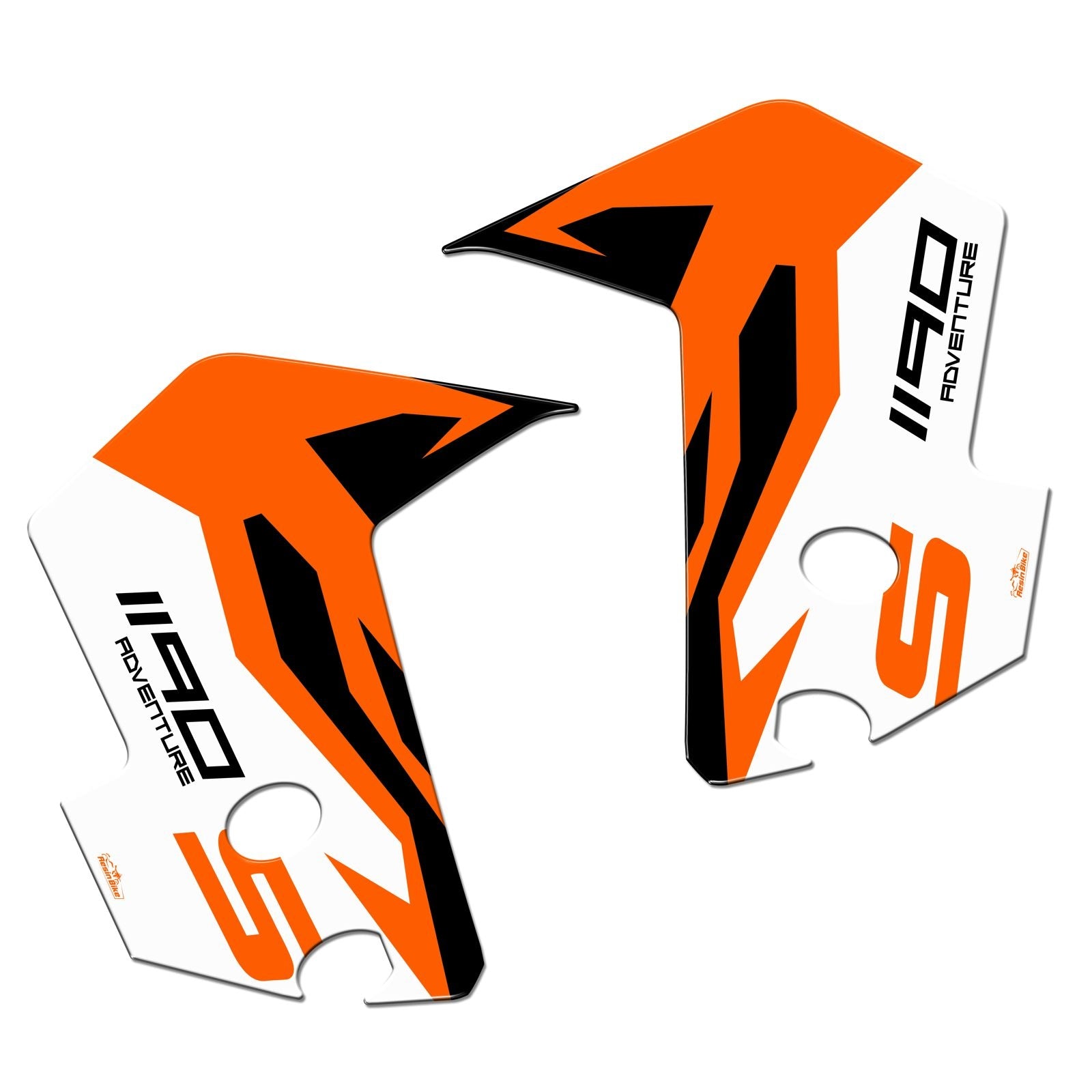 Resin Bike 3D Motorcycle Stickers - Side Panels | KTM 1190 Adventure 2013>2016 - Pyramid Motorcycle Accessories